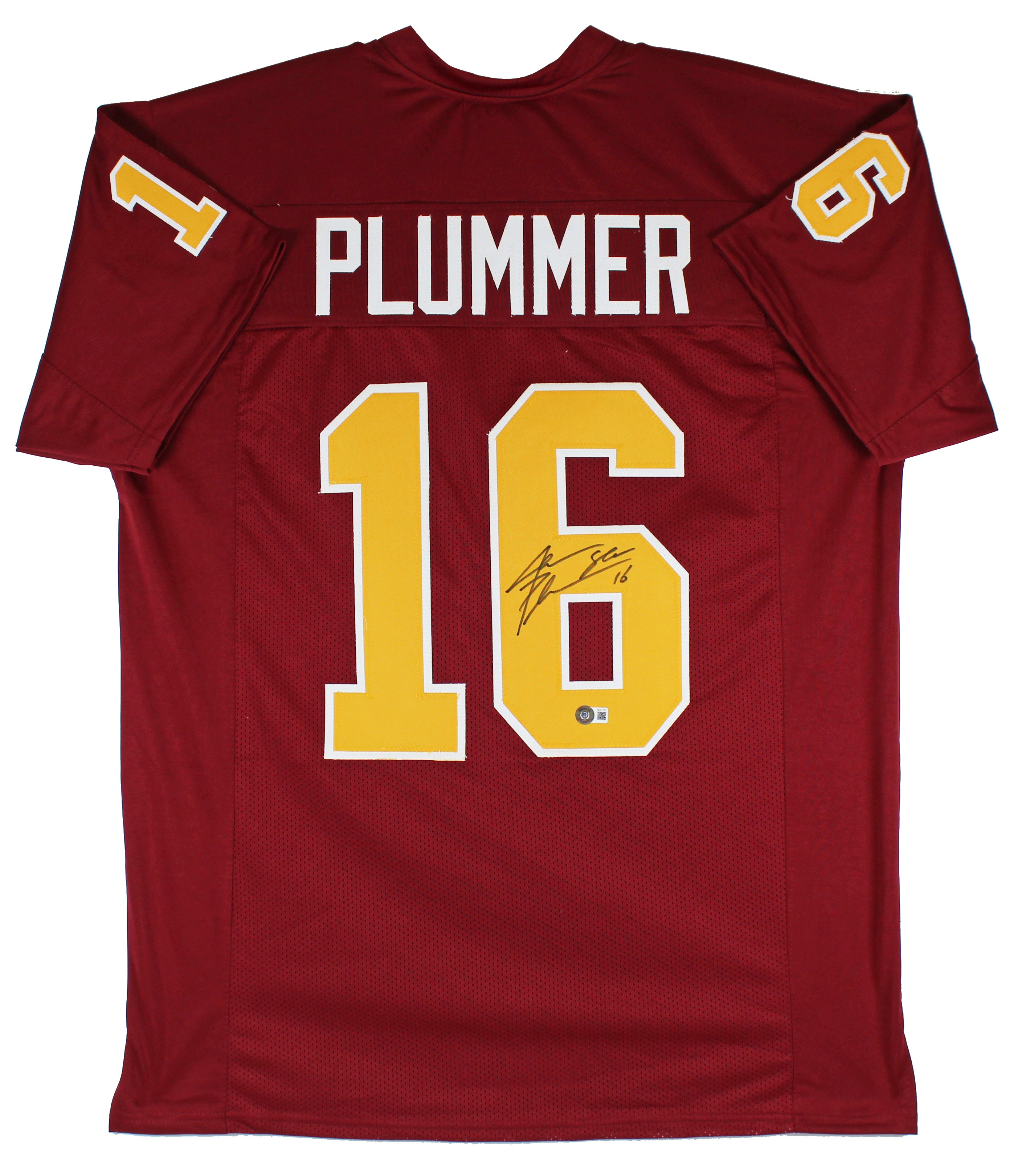 Arizona State Jake Plummer Authentic Signed Maroon Pro Style Jersey BAS Witness