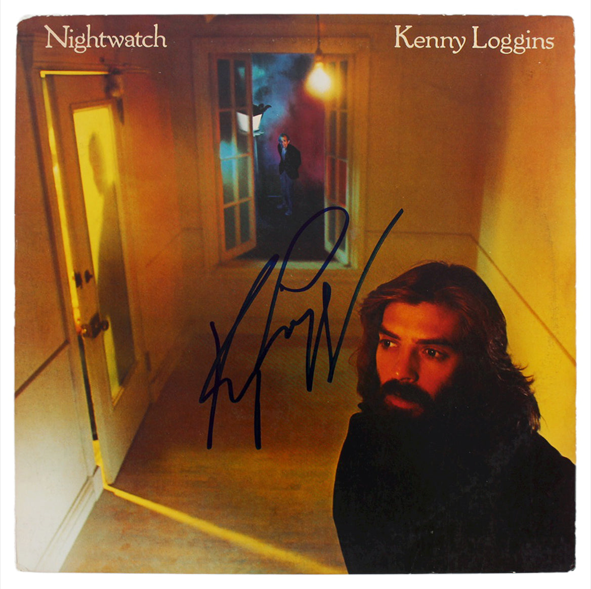 Kenny Loggins Authentic Signed Nightwatch Album Cover Autographed BAS #BG90703