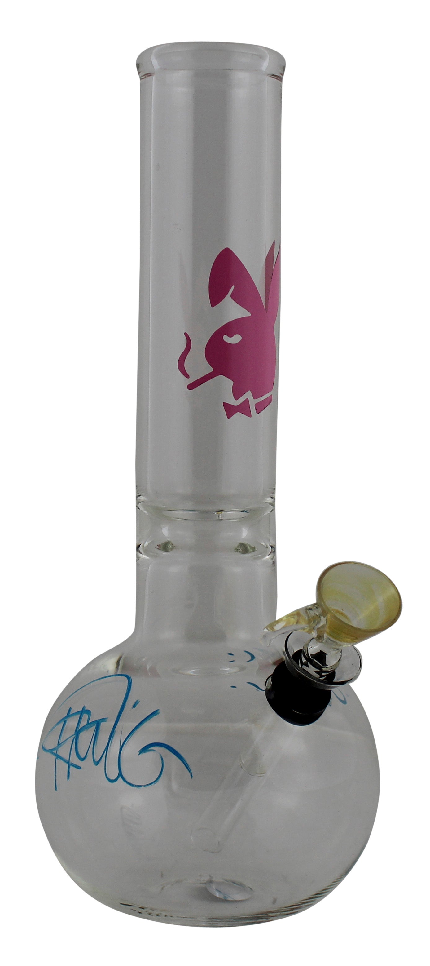 Cheech Marin & Tommy Chong Up in Smoke Signed Glass Water Pipe BAS Wit #WZ12140