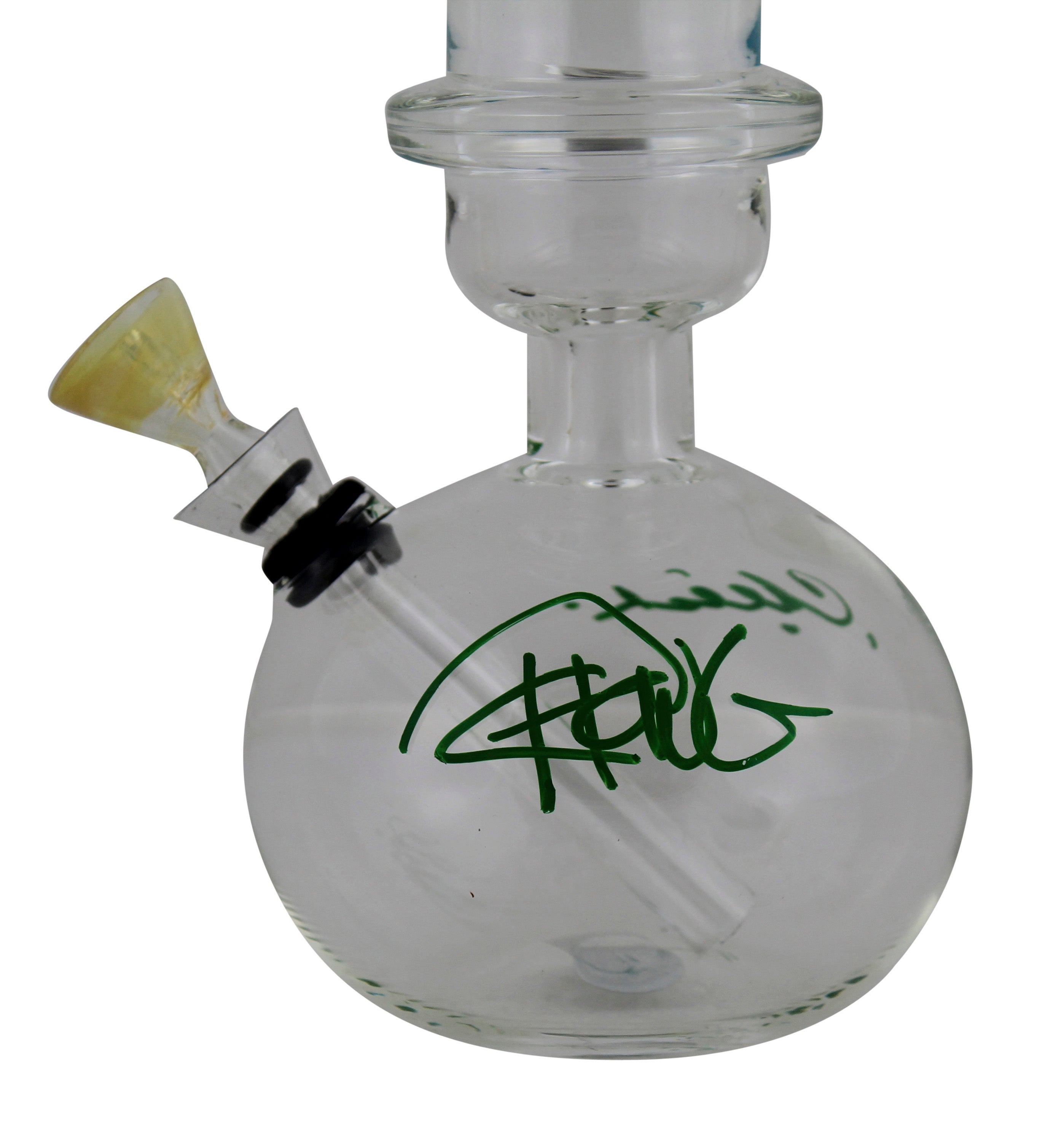 Cheech Marin & Tommy Chong Up in Smoke Signed Glass Water Pipe BAS Wit #WZ12206