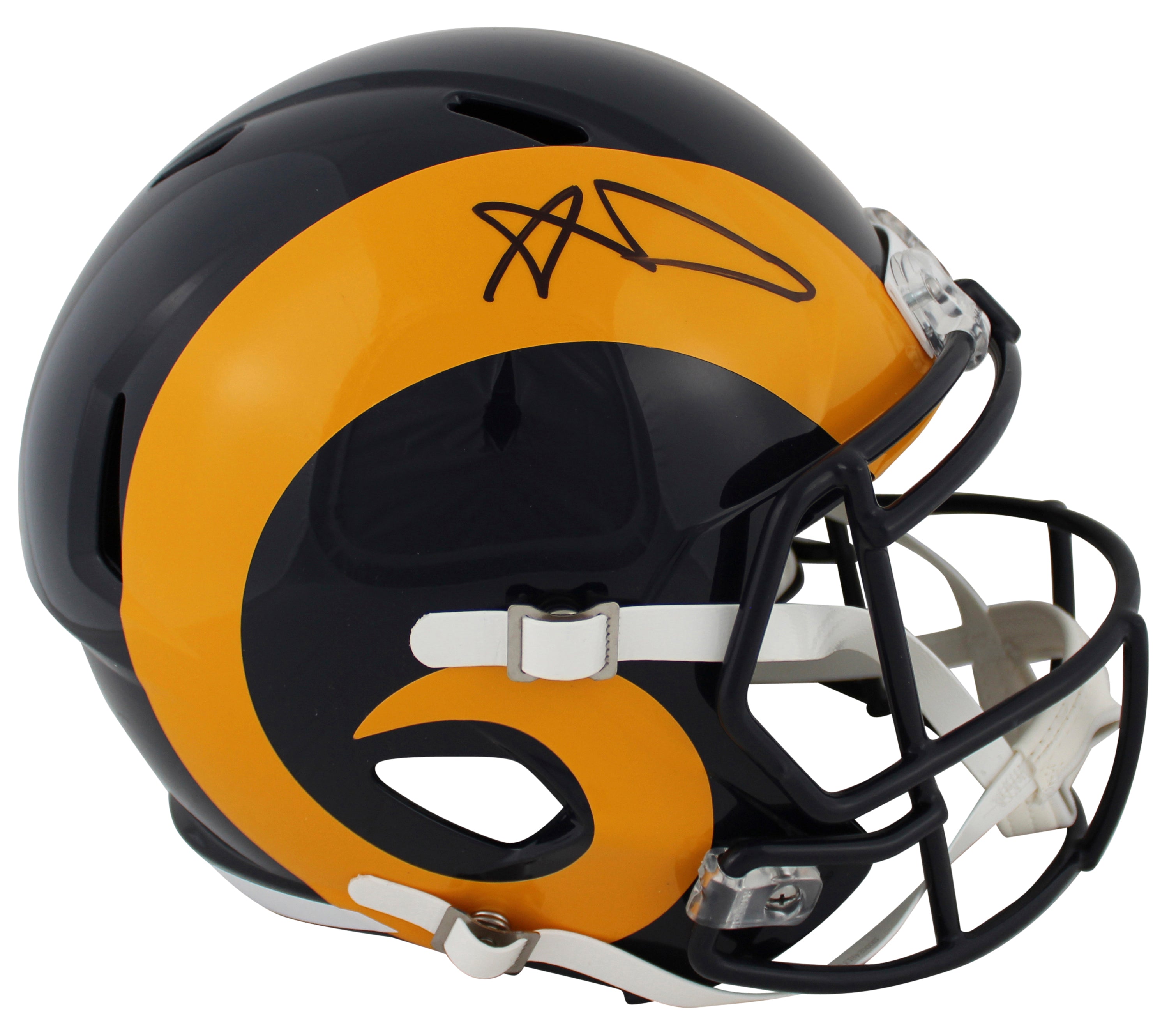 Aaron Donald Signed Mini Helmet high quality