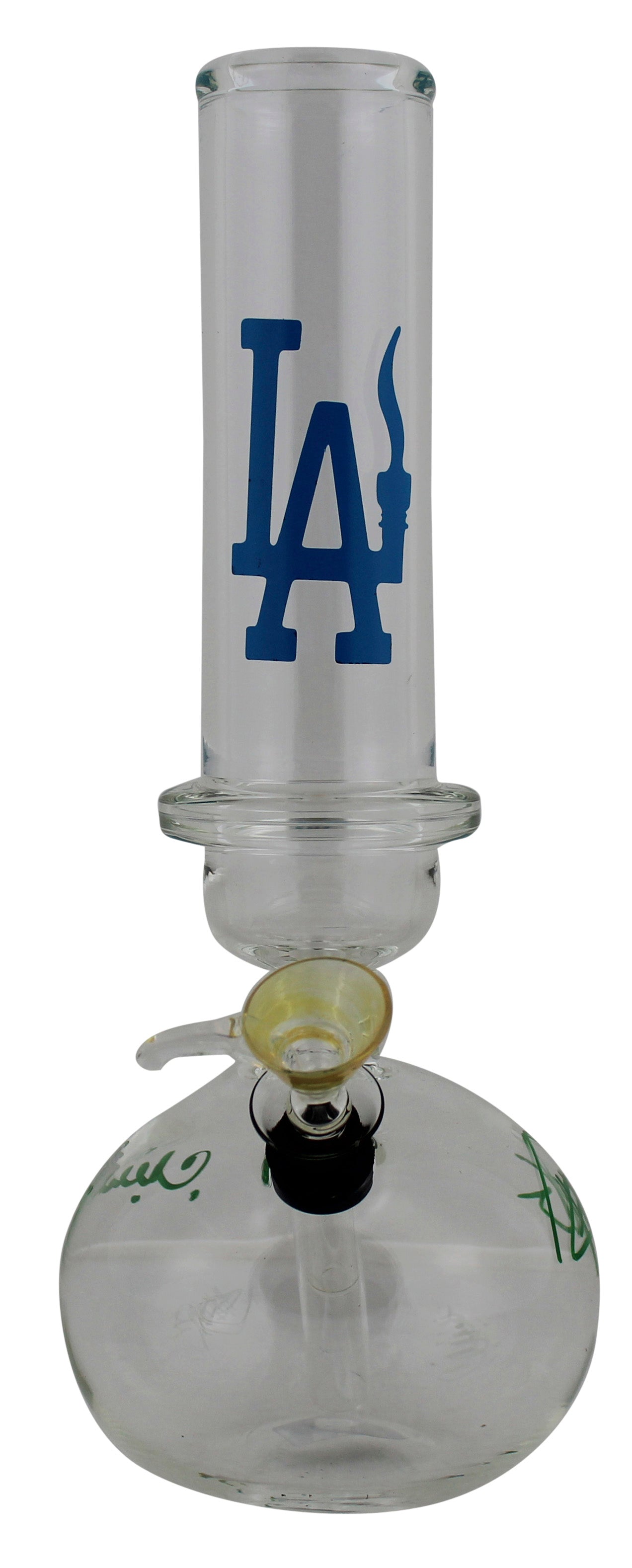 Cheech Marin & Tommy Chong Up in Smoke Signed Glass Water Pipe BAS Wit #WZ12206