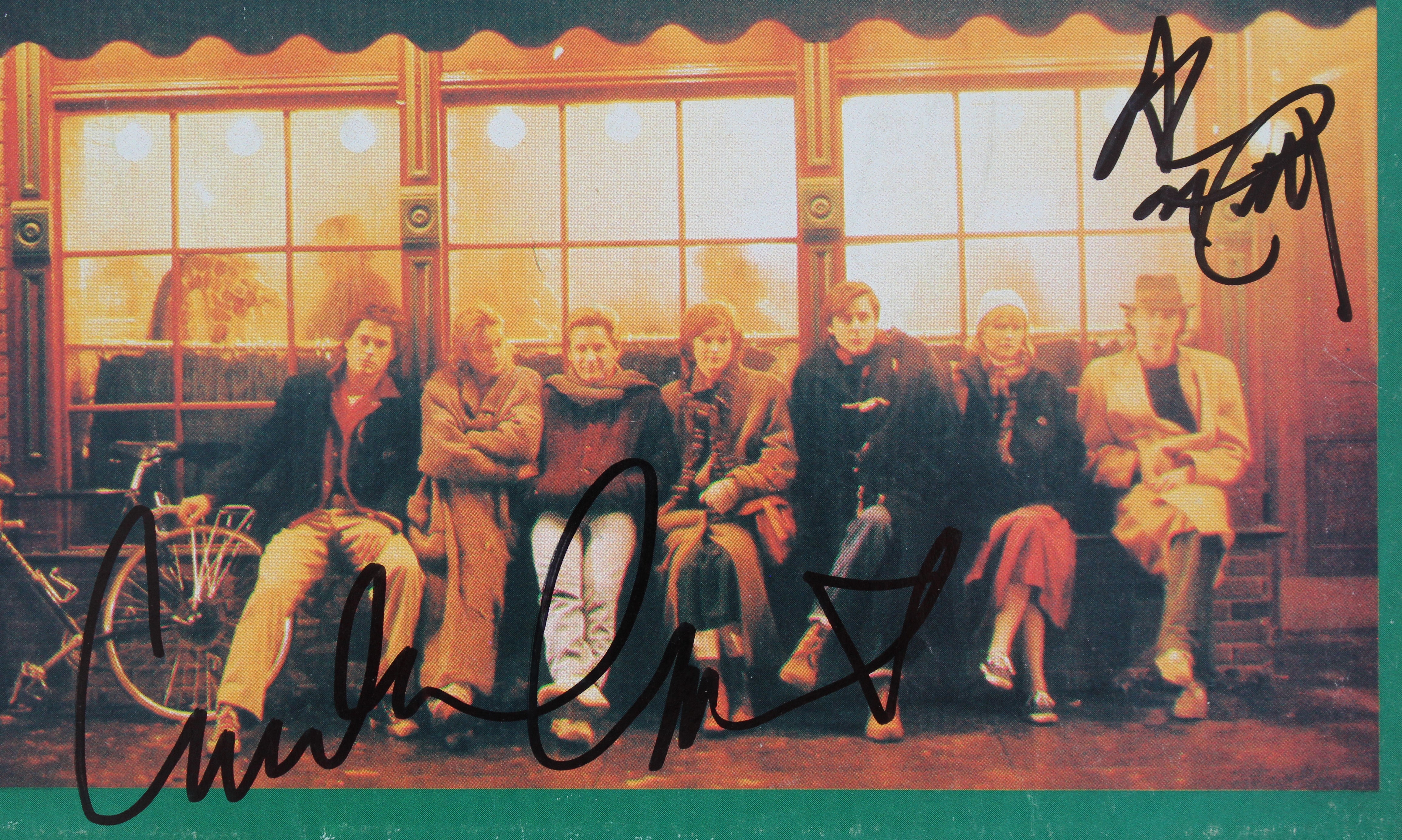 Emilio Estevez & Andrew McCarthy St. Elmo's Fire Signed 45 RPM Album Cover BAS