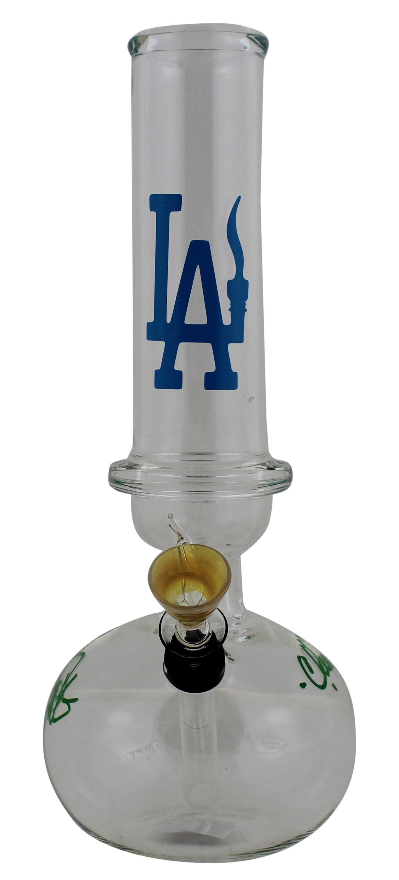 Cheech Marin & Tommy Chong Up in Smoke Signed Glass Water Pipe BAS Wit #WZ12207