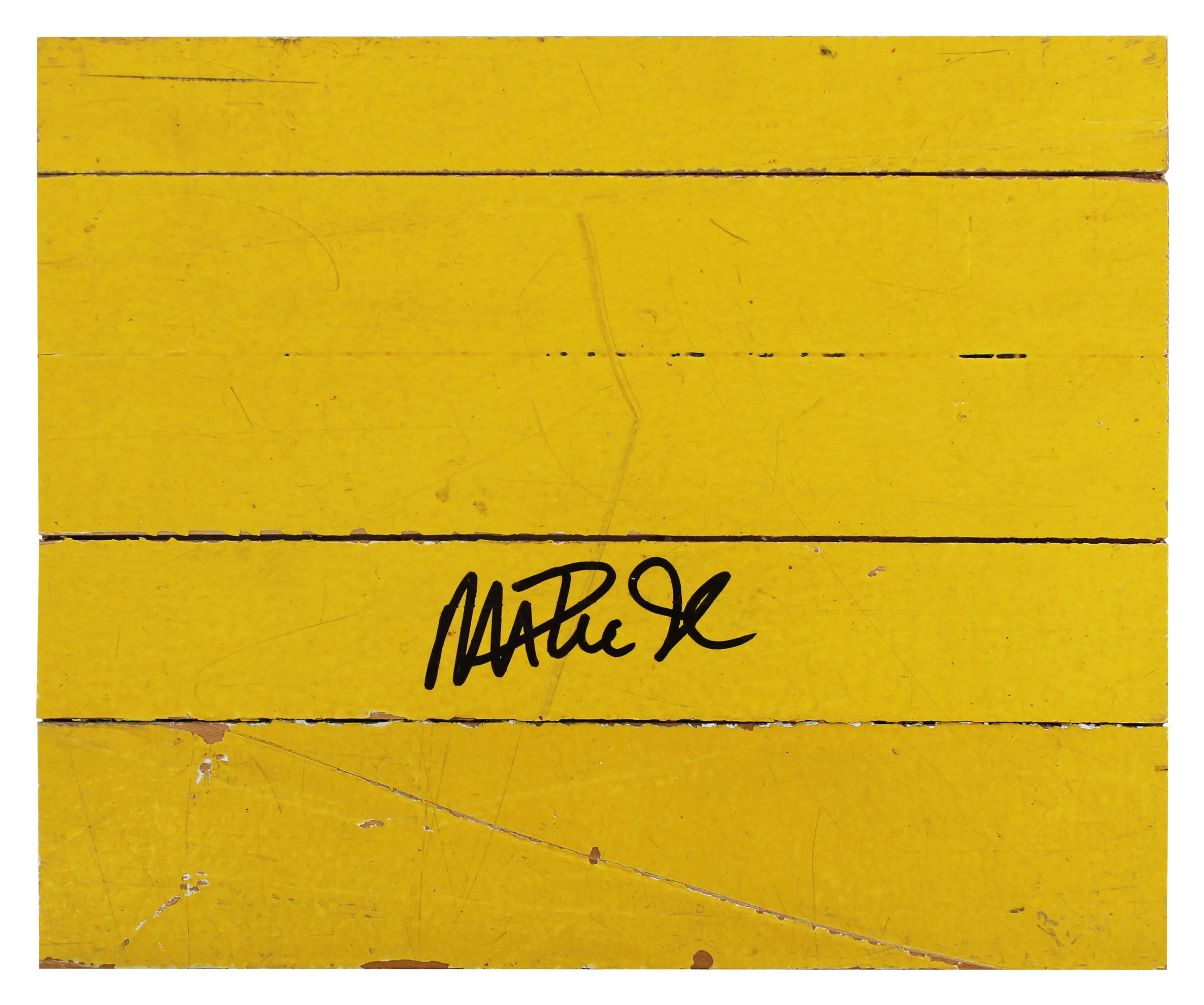 Lakers Magic Johnson Authentic Signed 8x10 Forum Floorboard PSA/DNA Itp #6A04953