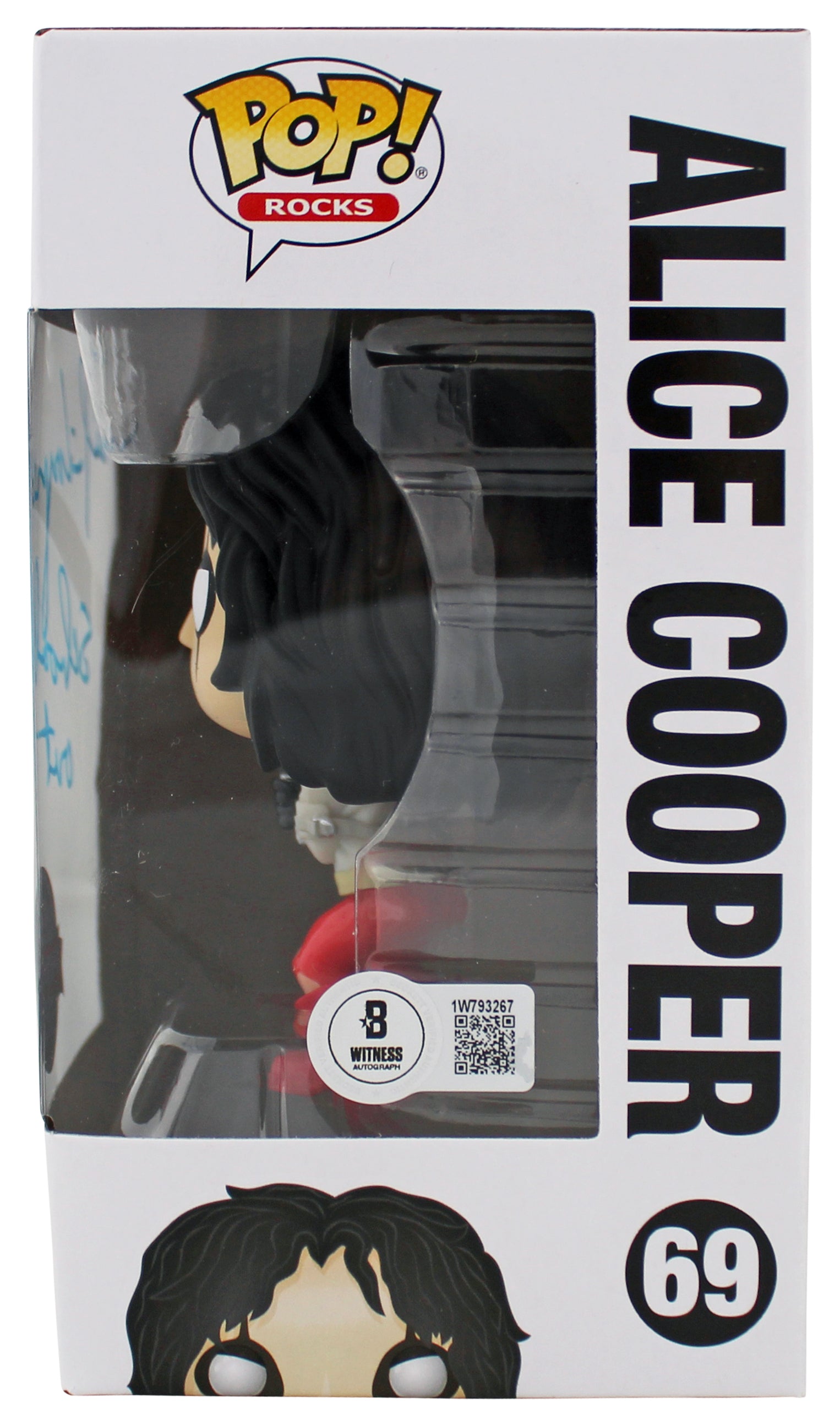 Alice Cooper "Schools Out!" Signed #69 Funko Pop Vinyl Figure BAS Wit #1W793267