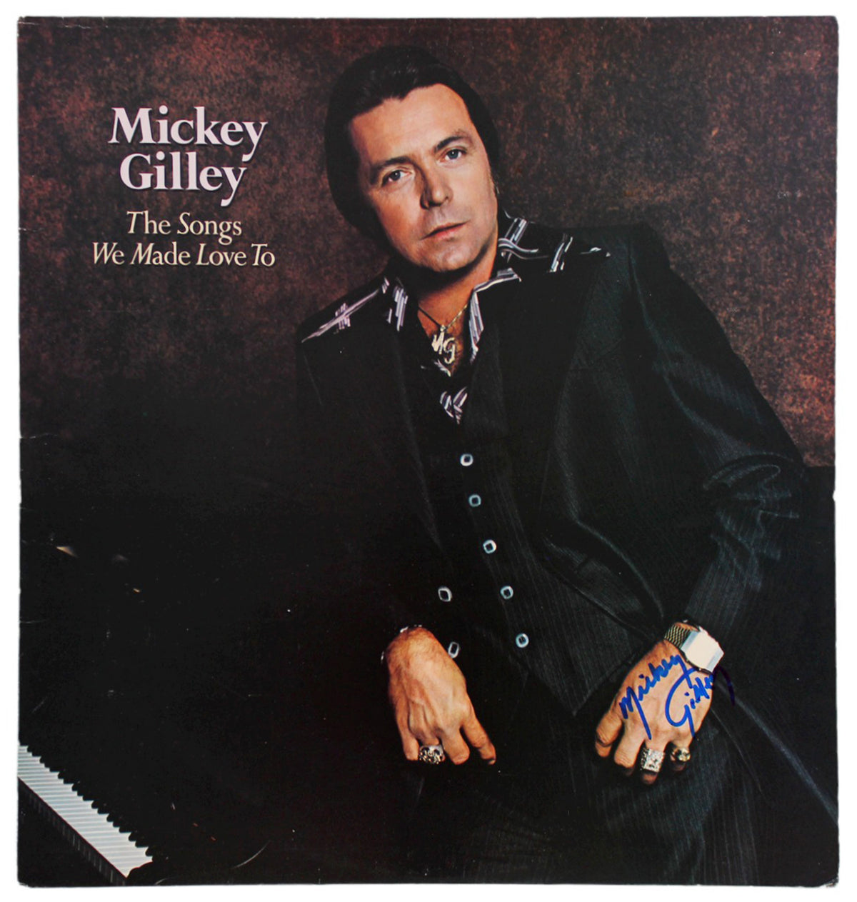 Mickey Gilley Signed The Songs We Made Love To Album Cover BAS #BG90681