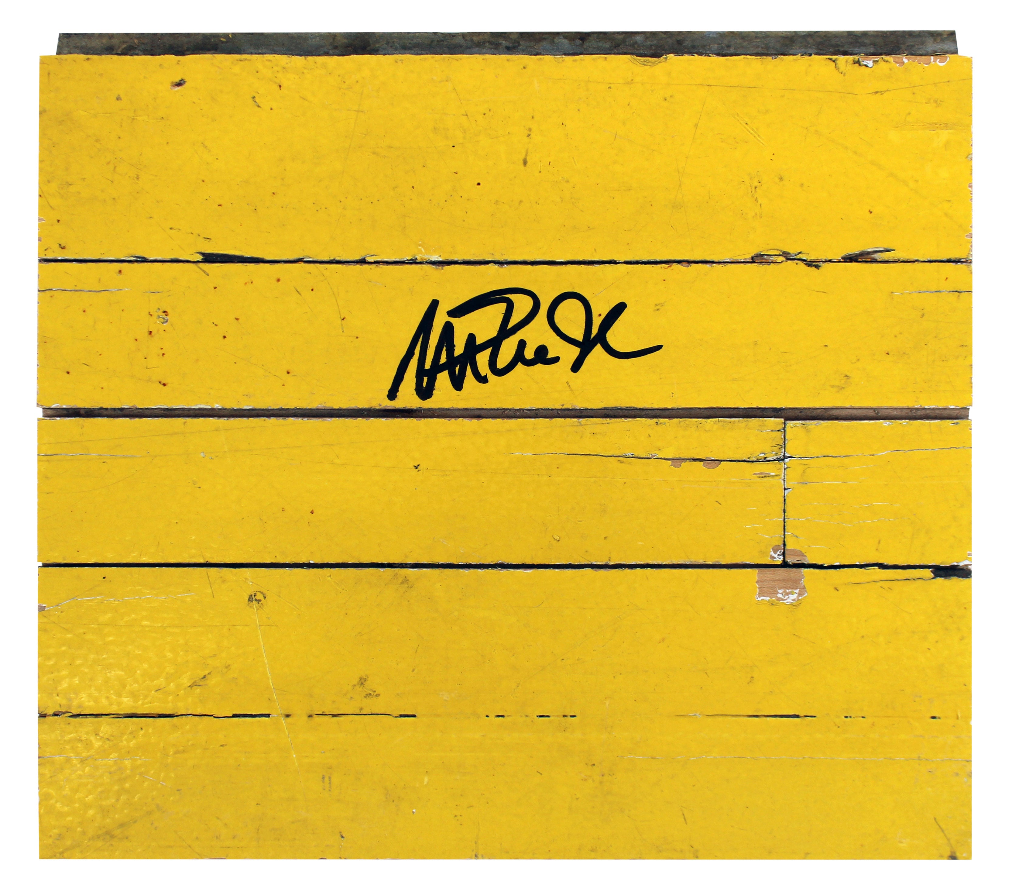 Lakers Magic Johnson Authentic Signed 8x10 Forum Floorboard PSA/DNA Itp #6A04950