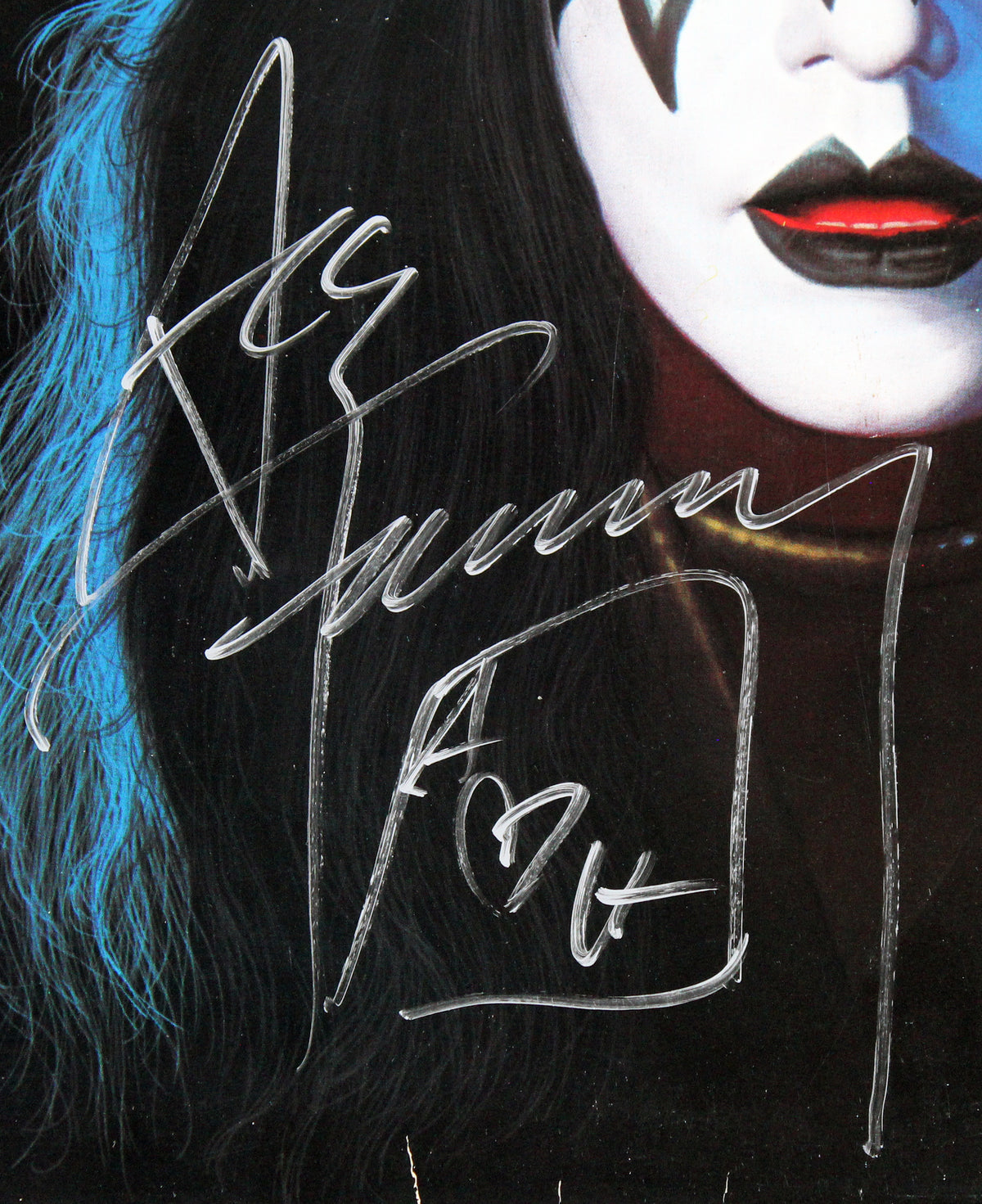 Ace Frehley KISS Authentic Signed Ace Frehley Album Cover BAS #BG90692