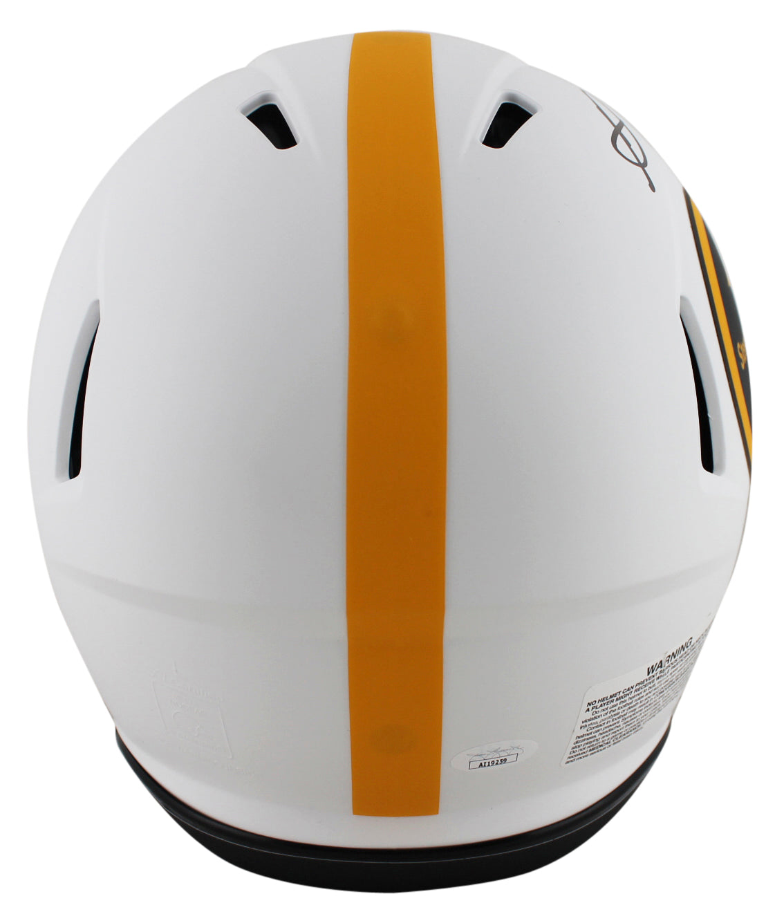 Steelers George Pickens Signed Lunar Full Size Speed Proline Helmet JSA