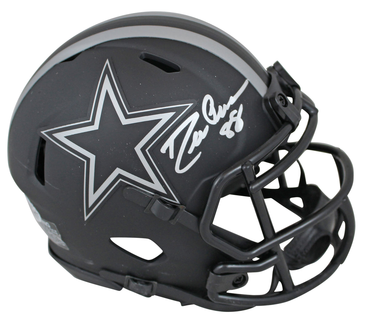 Cowboys Drew Pearson Authentic Signed Eclipse Speed Mini Helmet BAS Witnessed