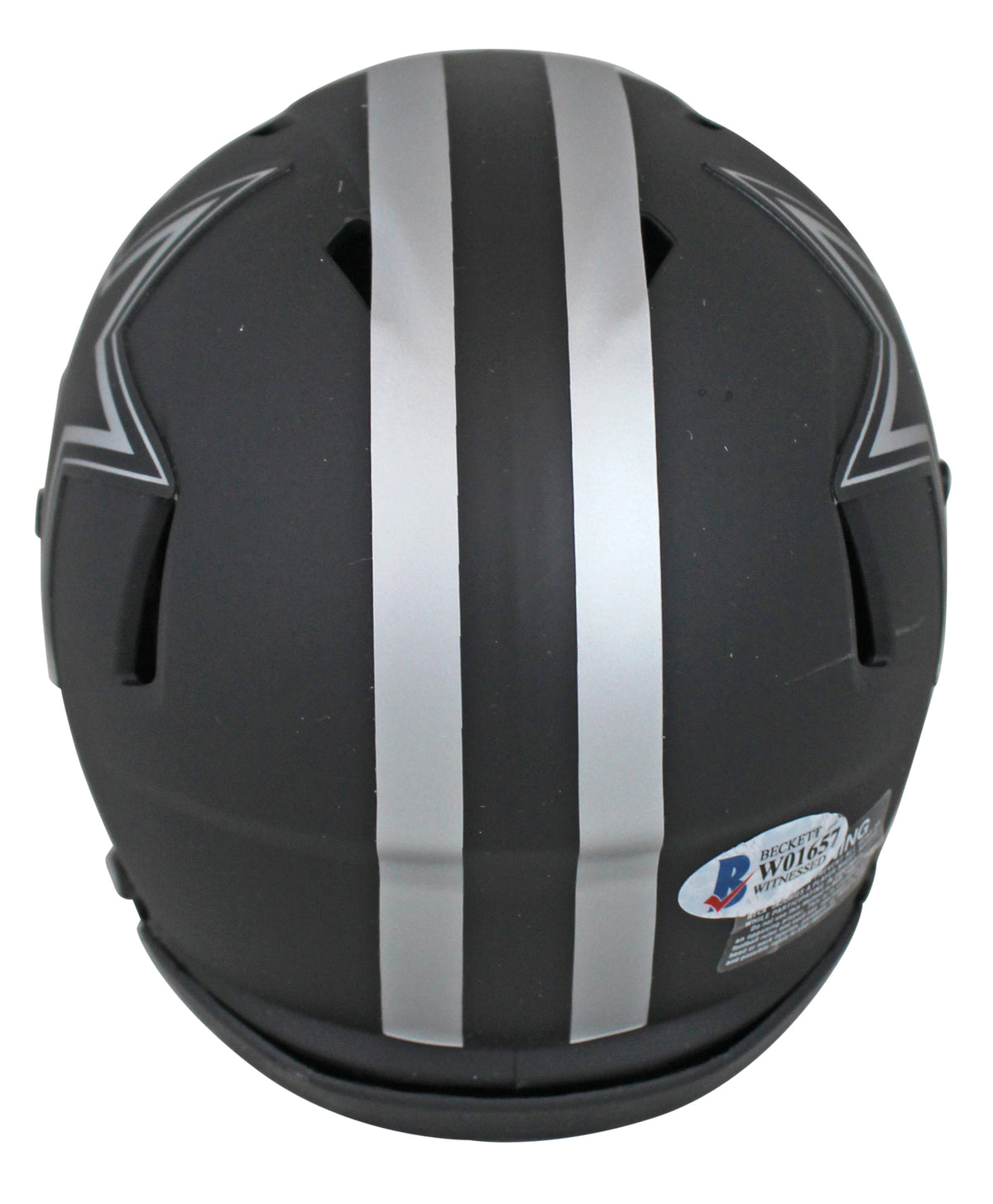 Cowboys Drew Pearson Authentic Signed Eclipse Speed Mini Helmet BAS Witnessed