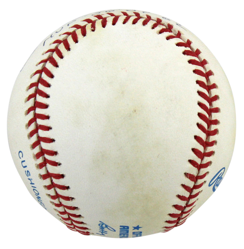 Yankees Mickey Mantle "MVP '56 '57 '62" Signed Oal Baseball Graded NM 7.5 PSA