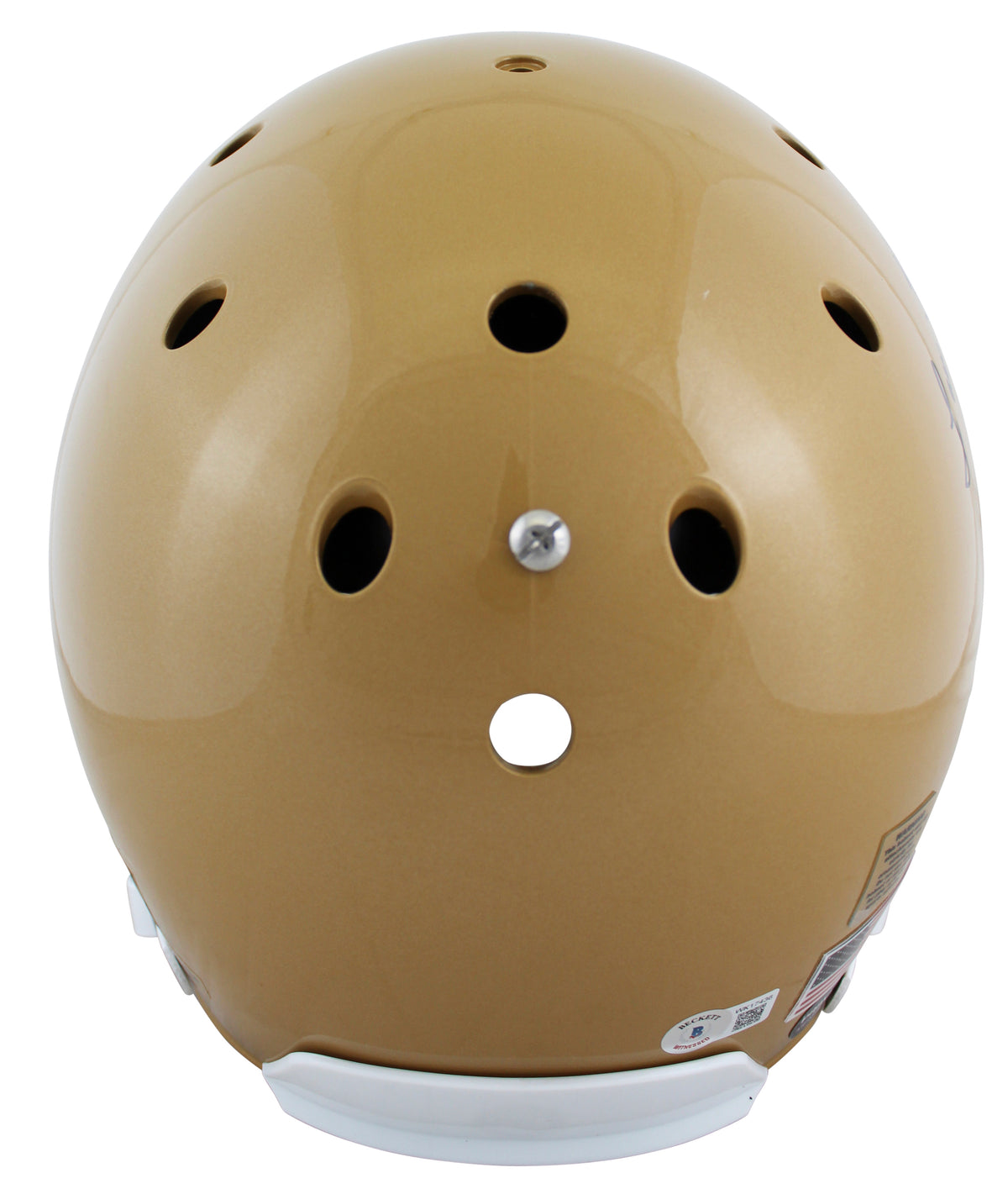 Nd Lou Holtz 'Play Like A Champion' Signed Full Size Rep Schutt Helmet BAS Wit