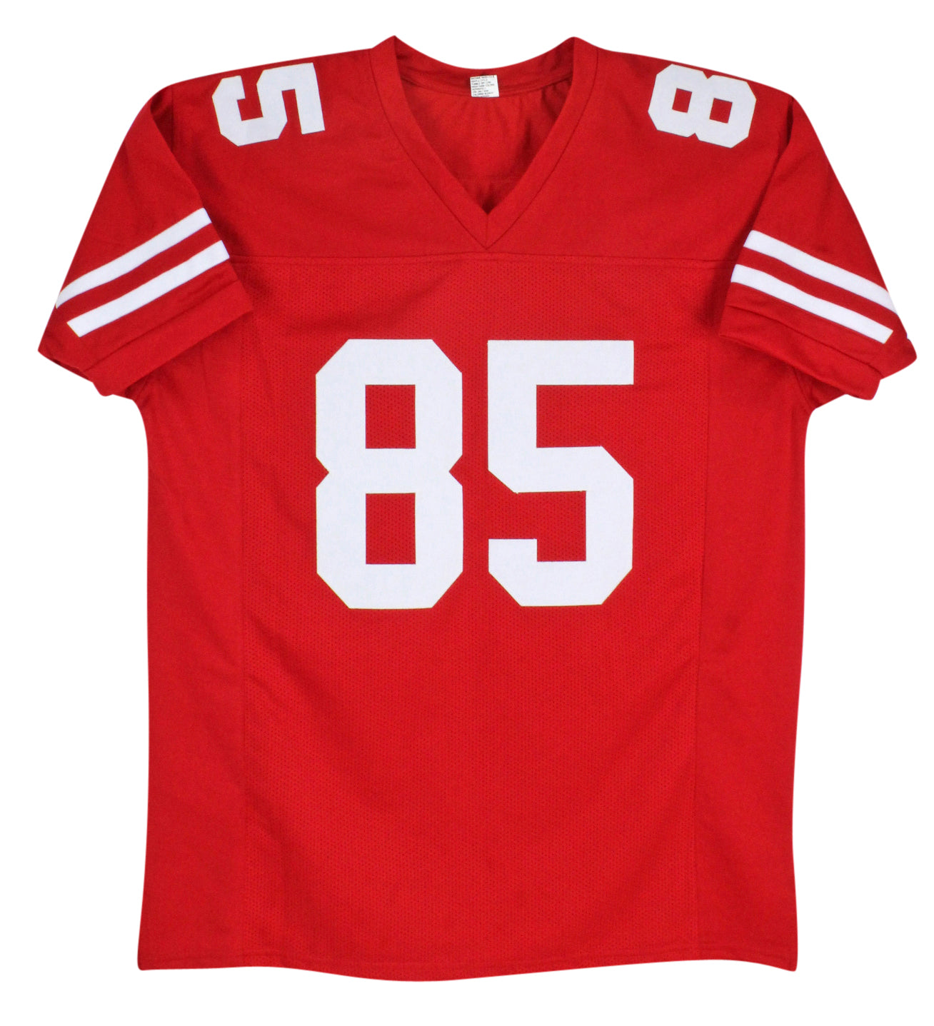 49ers George Kittle Authentic Signed Red Jersey Autographed BAS Witnessed