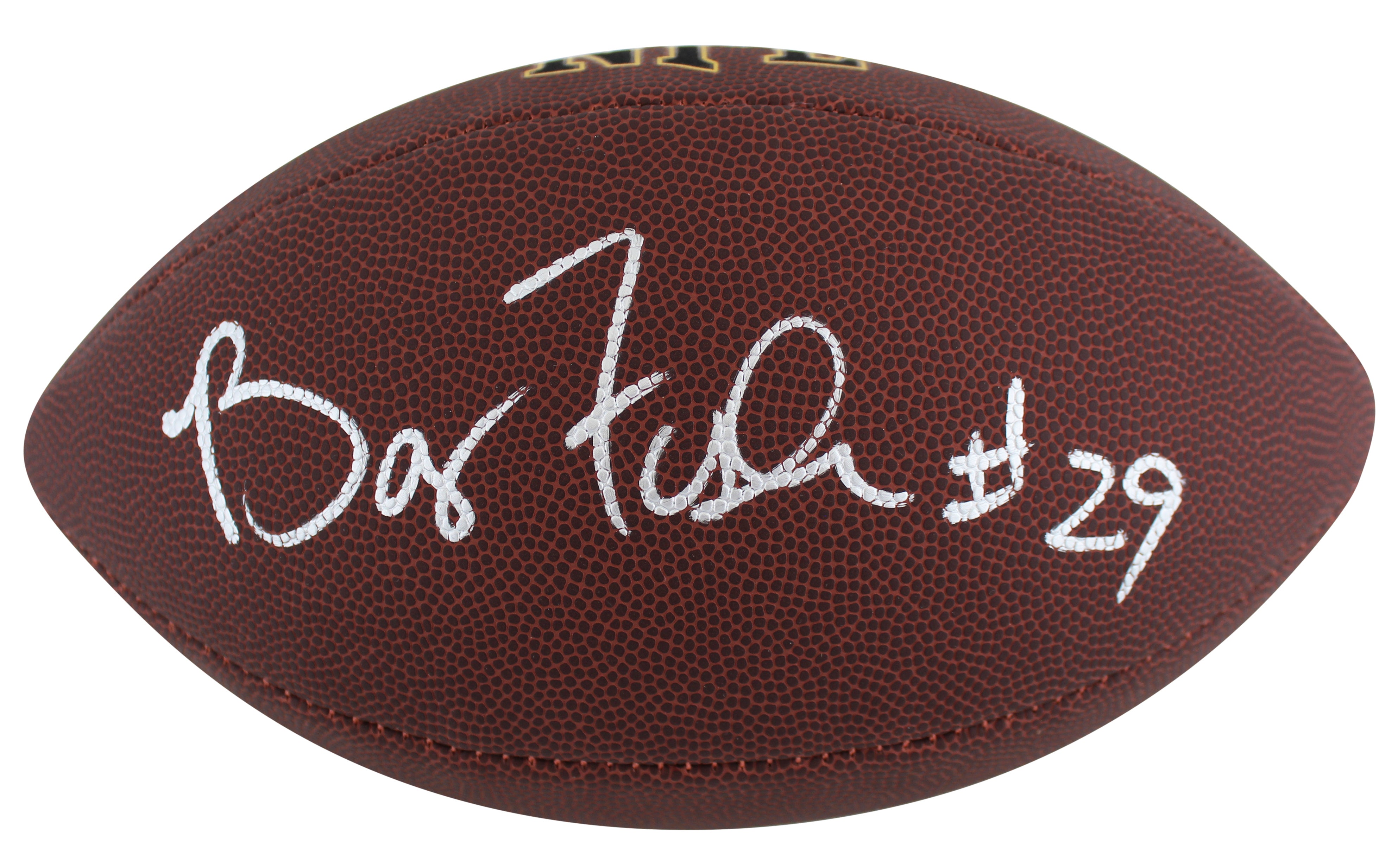 Steelers Barry Foster Signed Wilson Super Grip Nfl Football BAS Witnessed