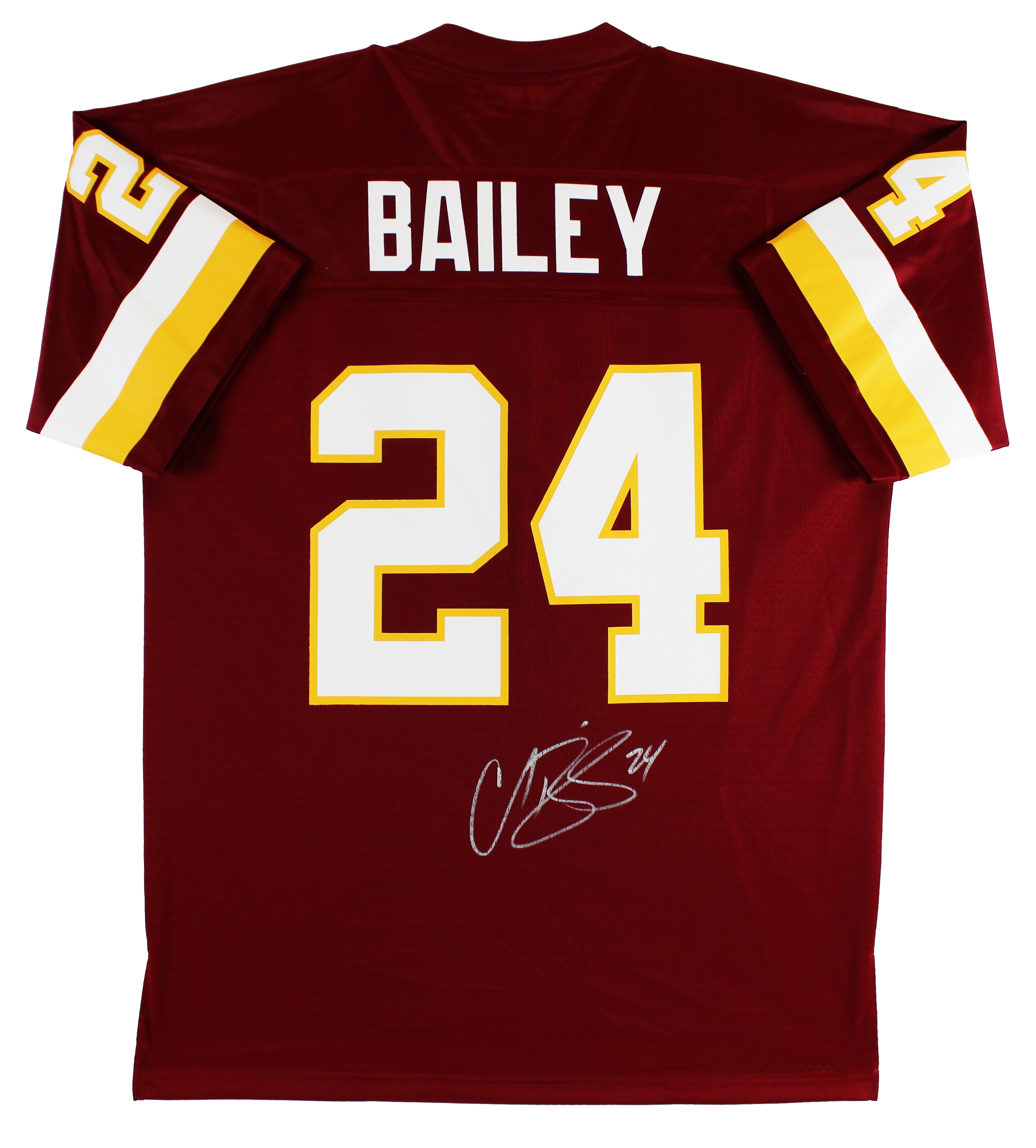 WFT Champ Bailey Authentic Signed NFL Vintage Proline Maroon Jersey BAS Witness