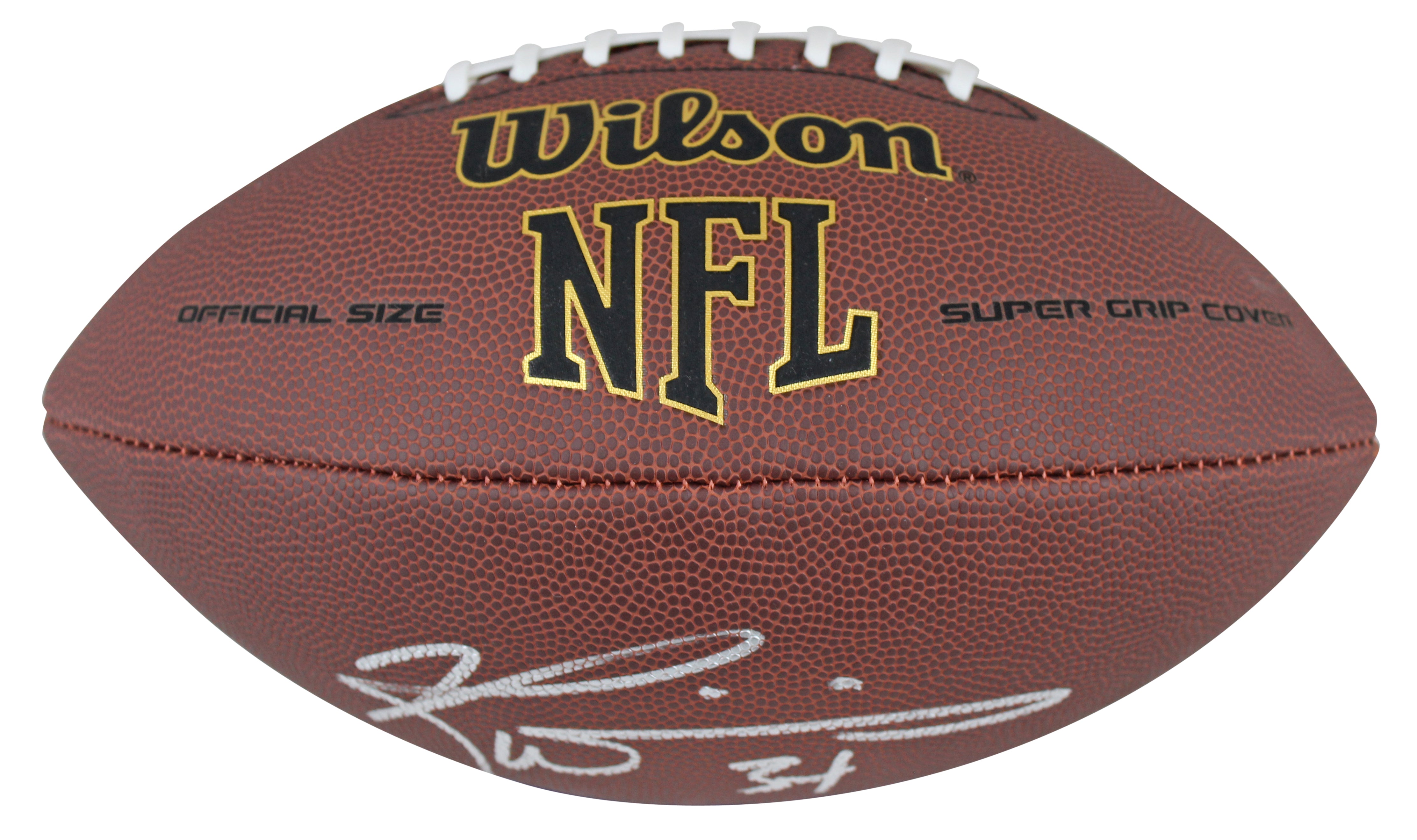 Dolphins Ricky Williams Authentic Signed Super Grip Nfl Football BAS Witnessed