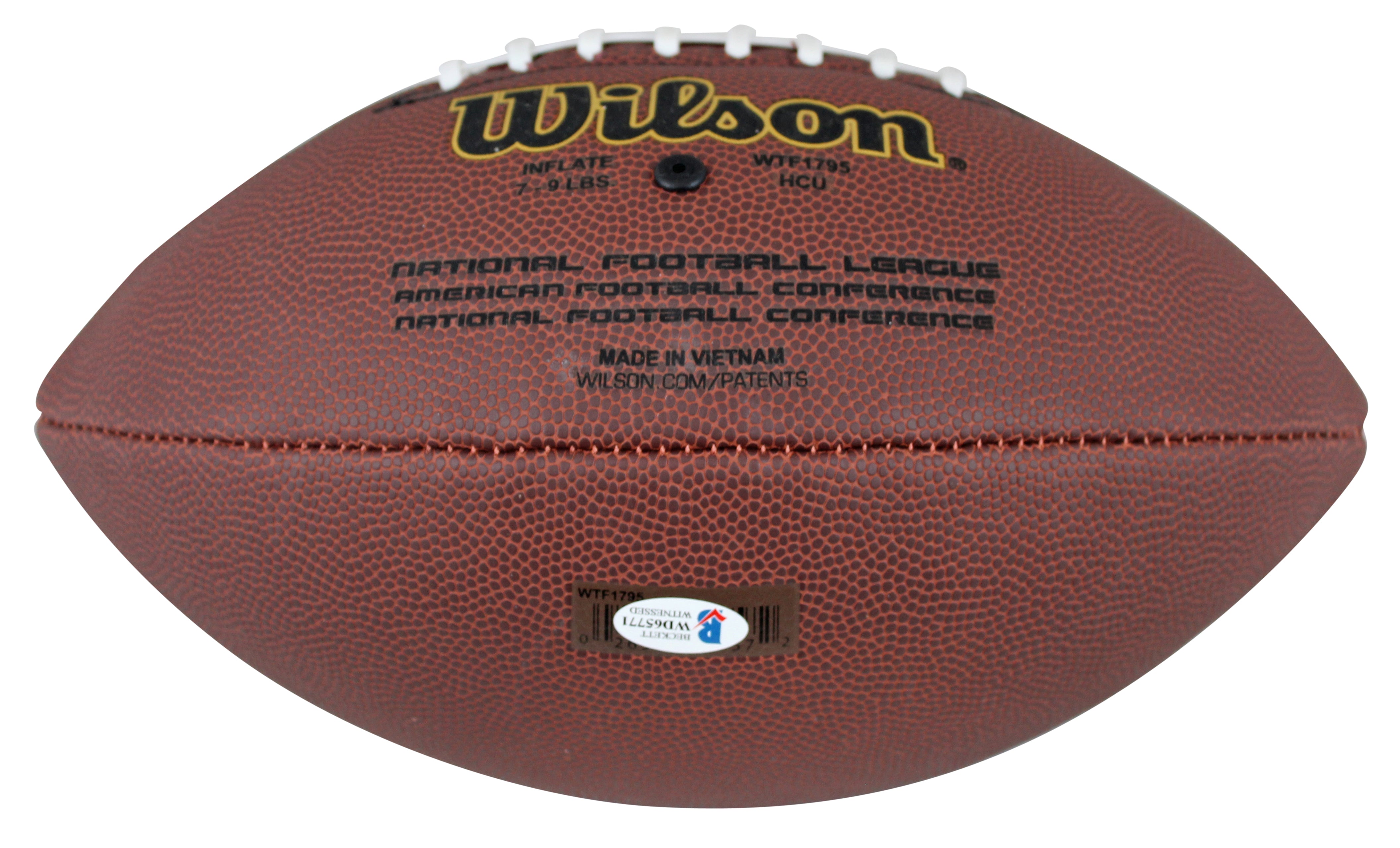 Dolphins Ricky Williams Authentic Signed Super Grip Nfl Football BAS Witnessed