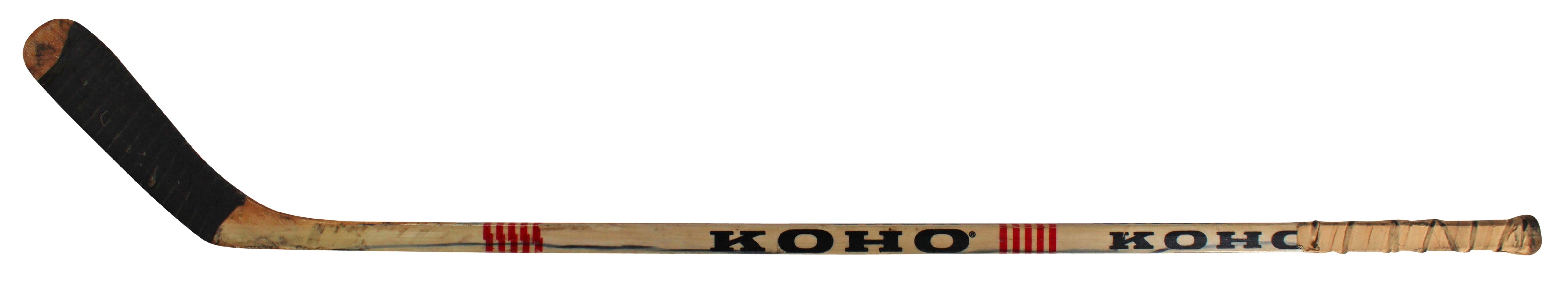 Penguins John Cullen Authentic Signed Game Used KOHO Hockey Stick BAS #BA74059