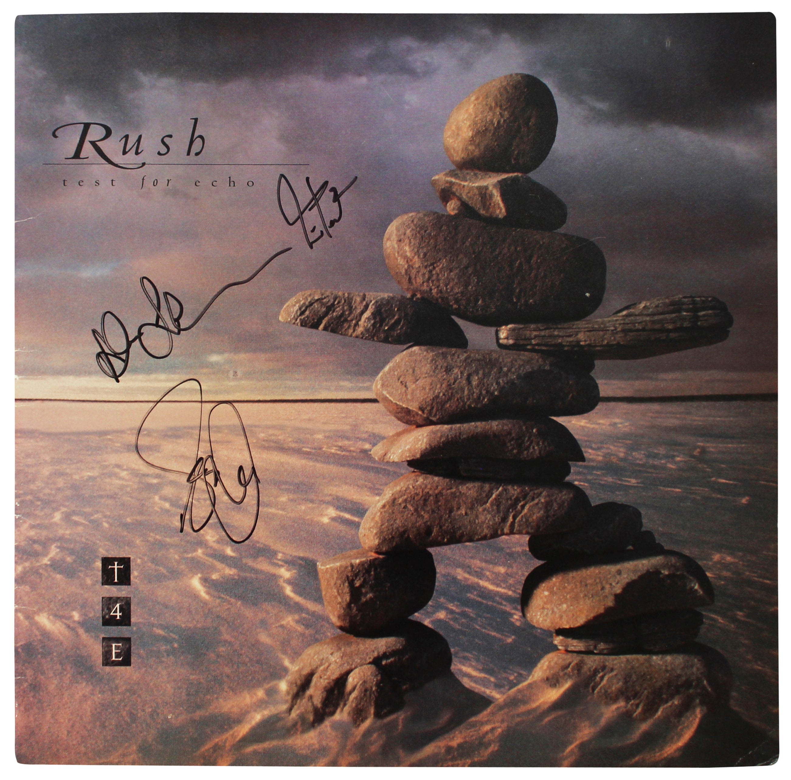 Rush (3) Lee, Peart & Lifeson Signed Test For Echo Tour Program BAS #AD38607