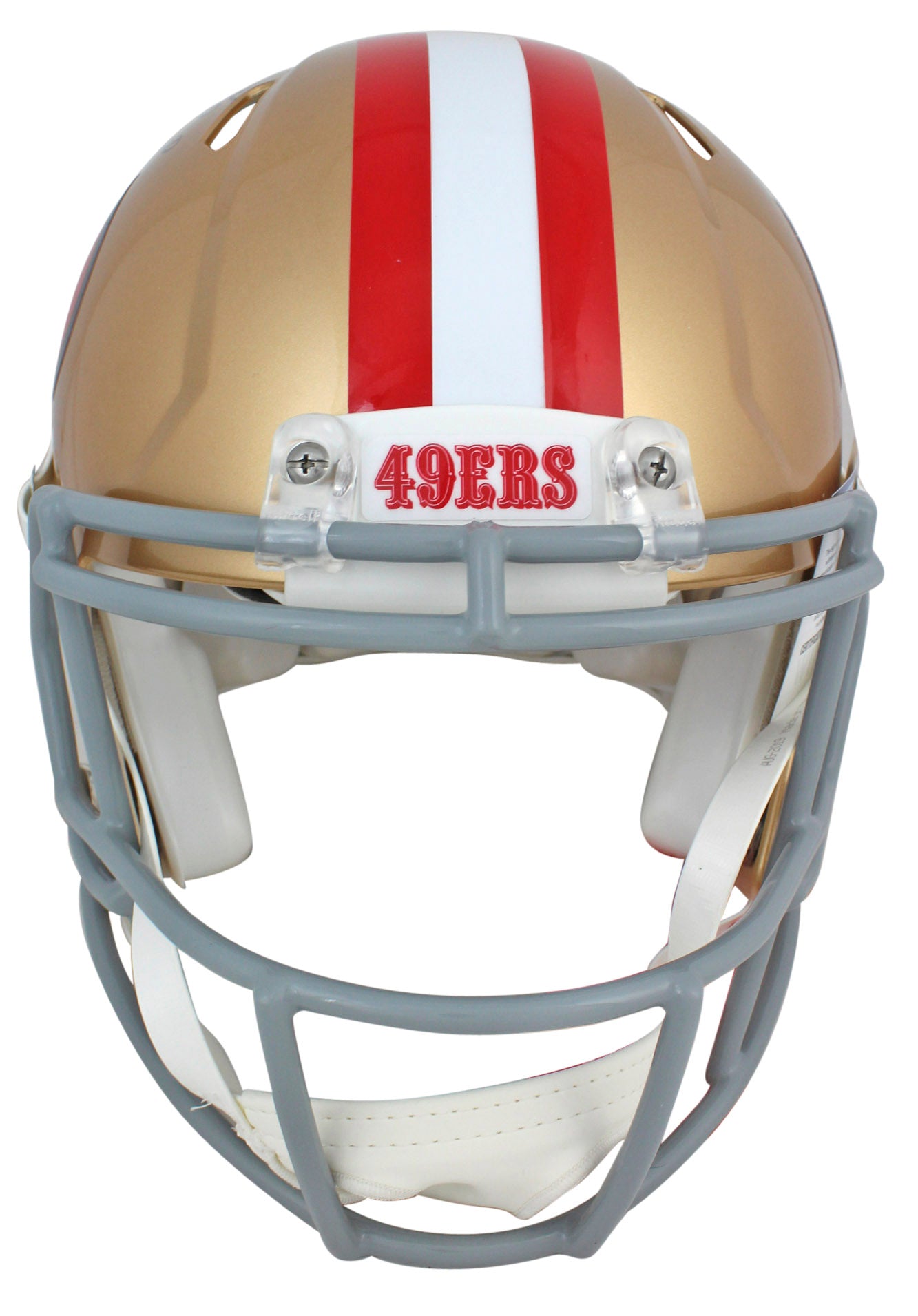 49ers Jerry Rice "HOF 2010" Signed Proline F/S Speed Helmet BAS Witnessed
