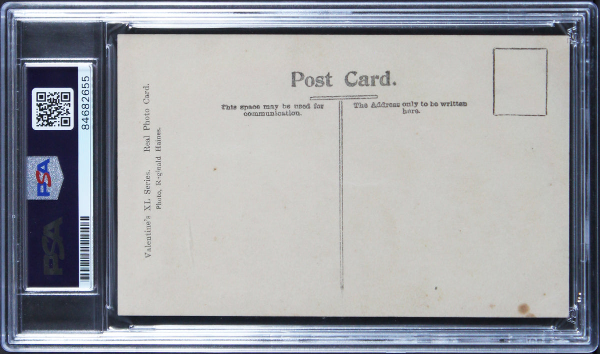 Winston Churchill Authentic Signed 3.125x5.5 Postcard PSA/DNA Slabbed