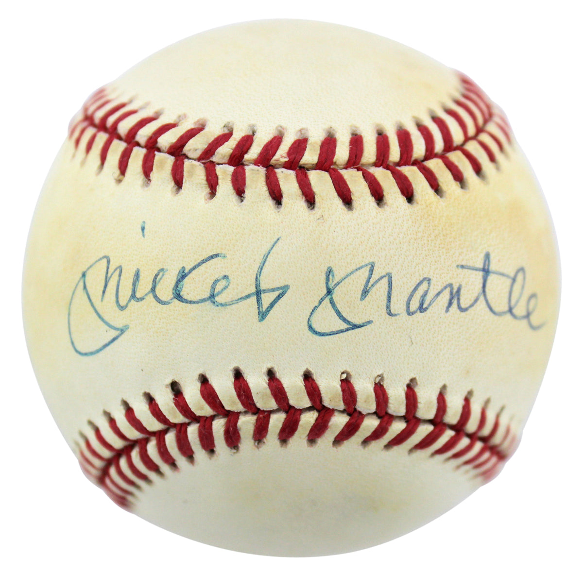 Yankees Mickey Mantle Signed Authentic Oal Baseball UDA #Auf46374