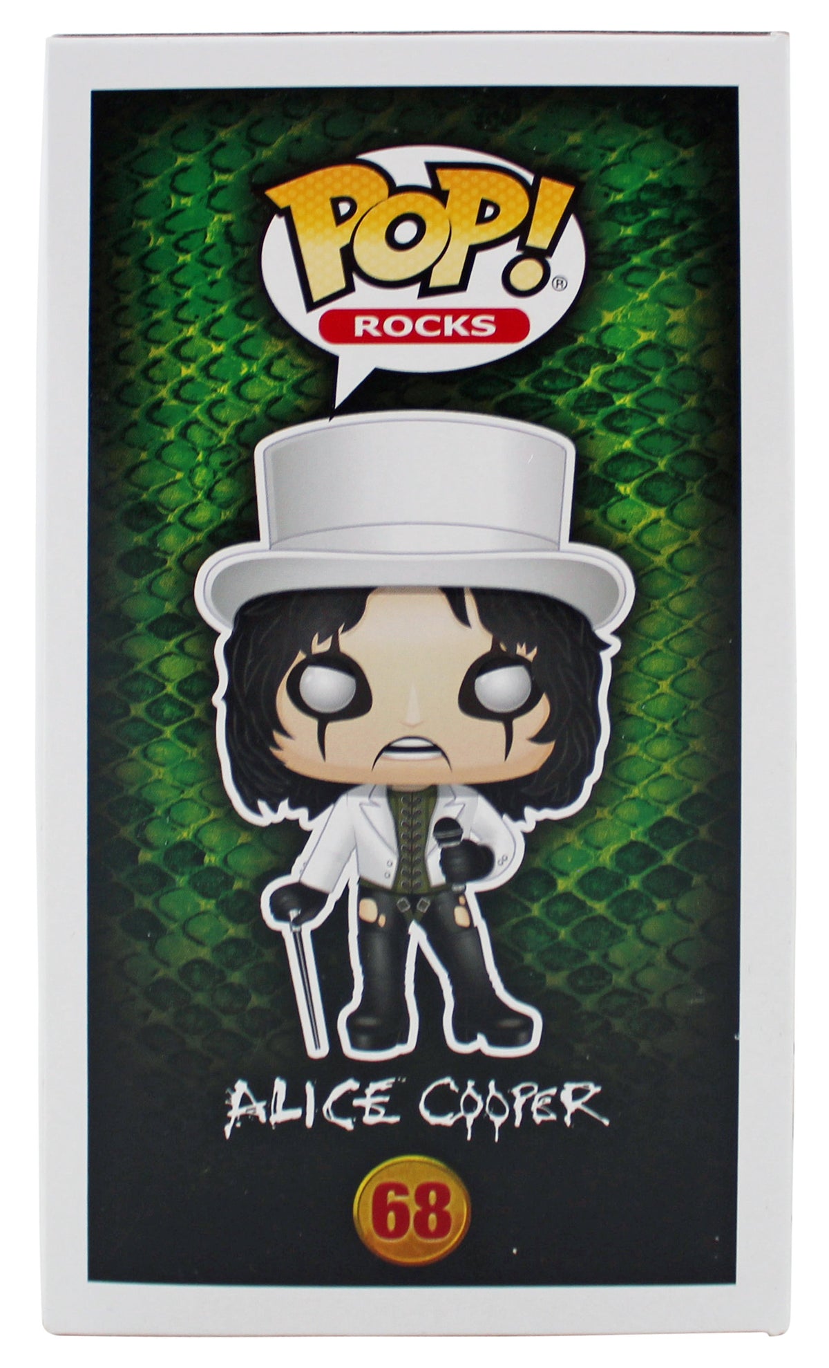 Vincent Damon Furnier AKA Alice Cooper Signed Funko Pop Vinyl Figure BAS Wit