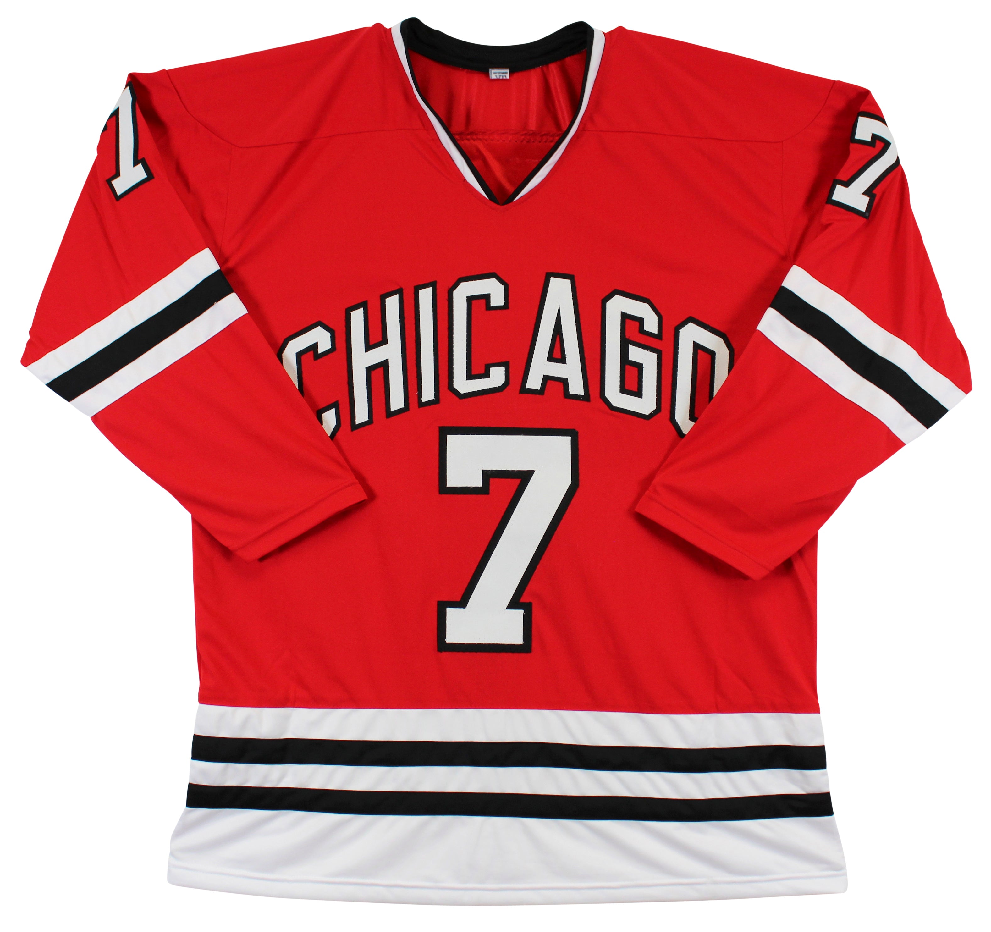 Chris Chelios "HOF 2013" Authentic Signed Red Pro Style Jersey BAS