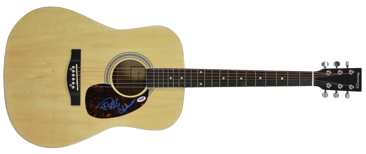 Cheech Marin & Tommy Chong Up in Smoke  Signed Acoustic Guitar PSA/DNA #Q51372