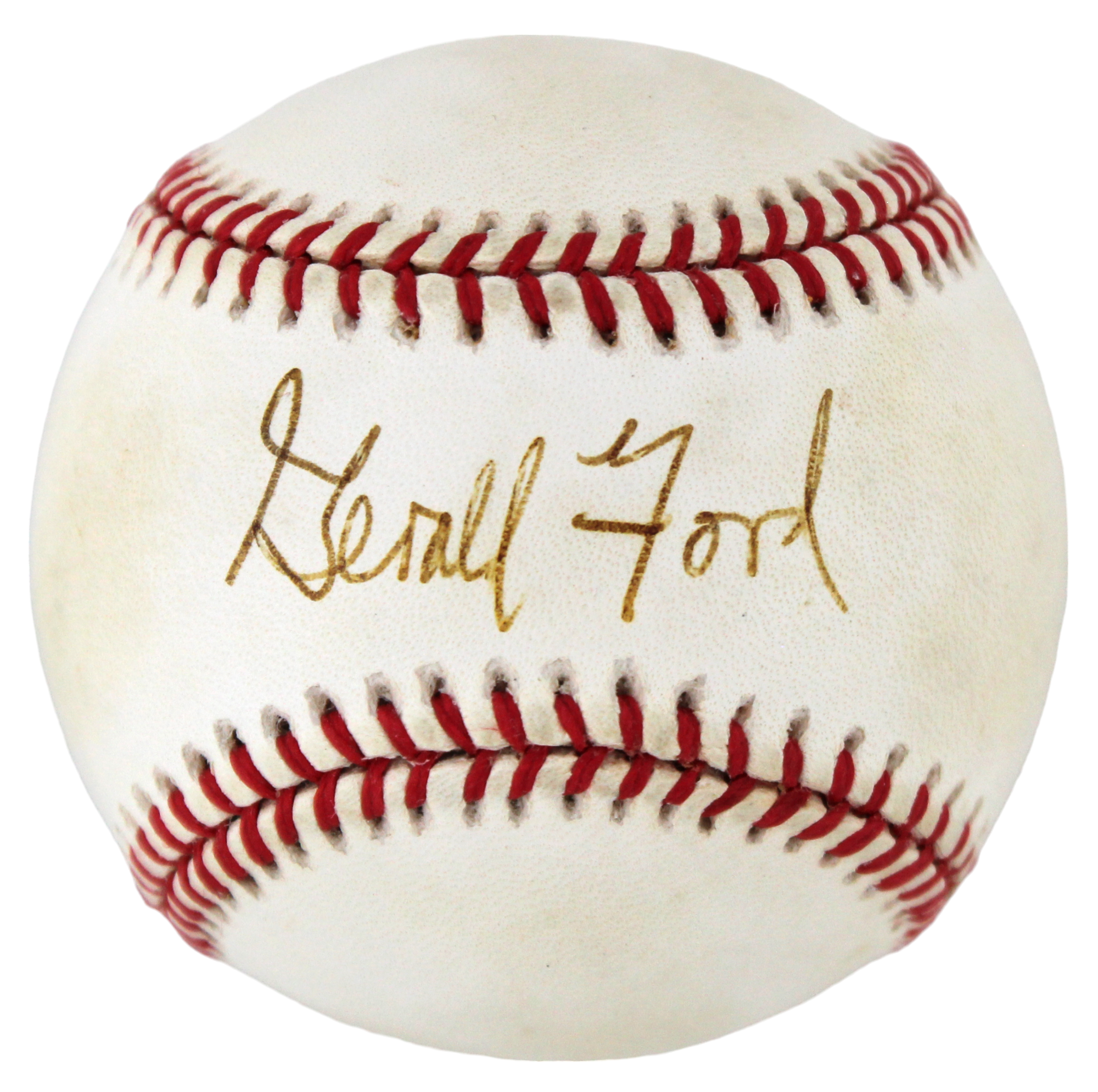 President Gerald Ford Authentic Signed OAL Baseball Autographed JSA #Y62471