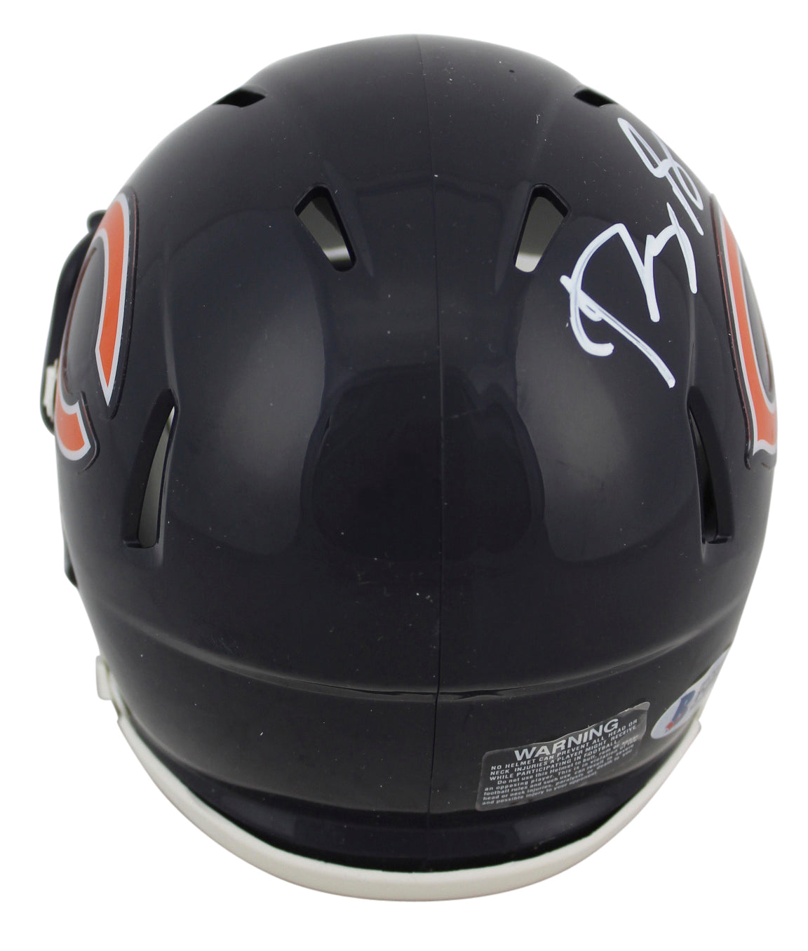 Bears Roquan Smith Authentic Signed Speed Mini Helmet BAS Witnessed