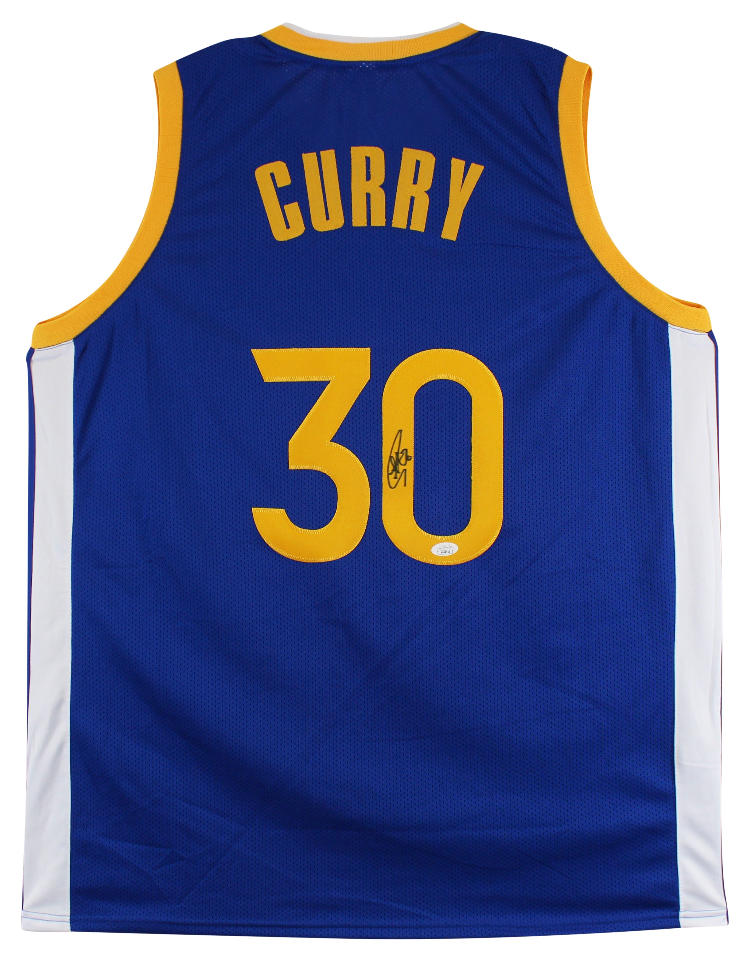 ** HOLIDAY DOORBUSTER ** Stephen Curry Authentic Signed Blue Pro Style Jersey Autographed JSA