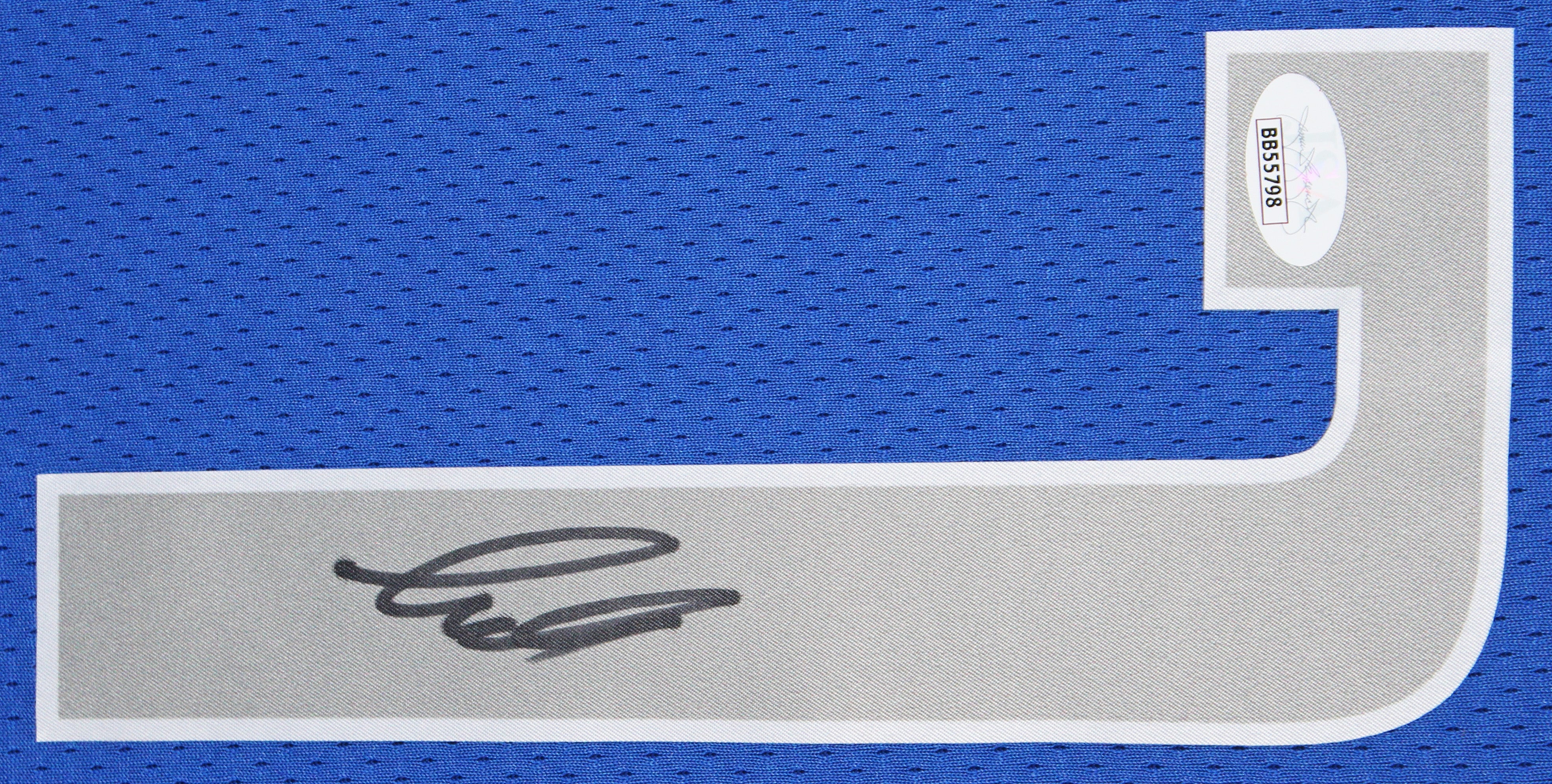 Mavericks Luka Doncic Authentic Signed Blue Nike Framed Jersey JSA #BB55798