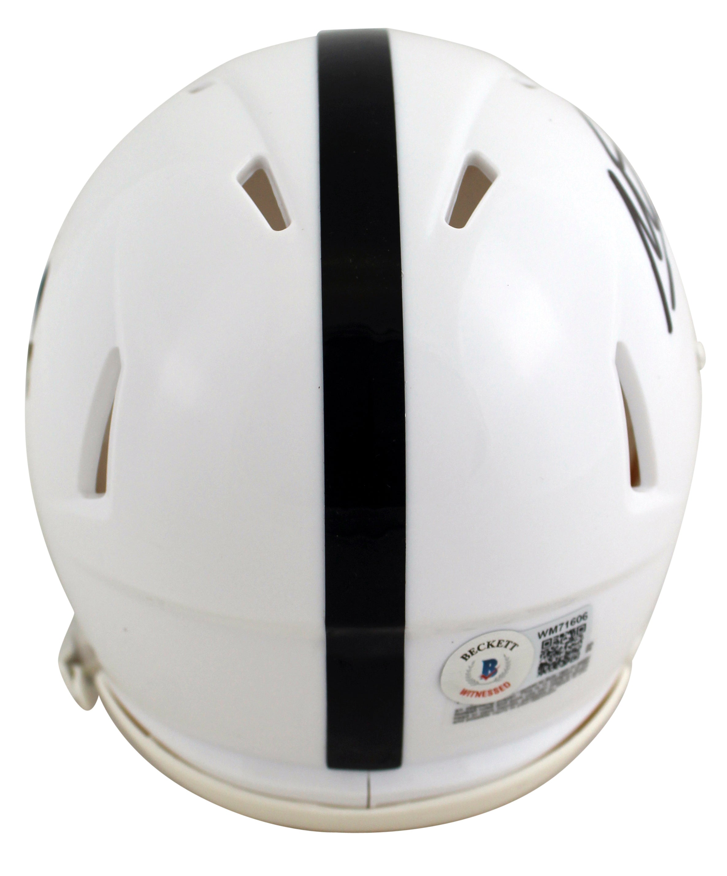Penn State Miles Sanders Authentic Signed Speed Mini Helmet BAS Witnessed