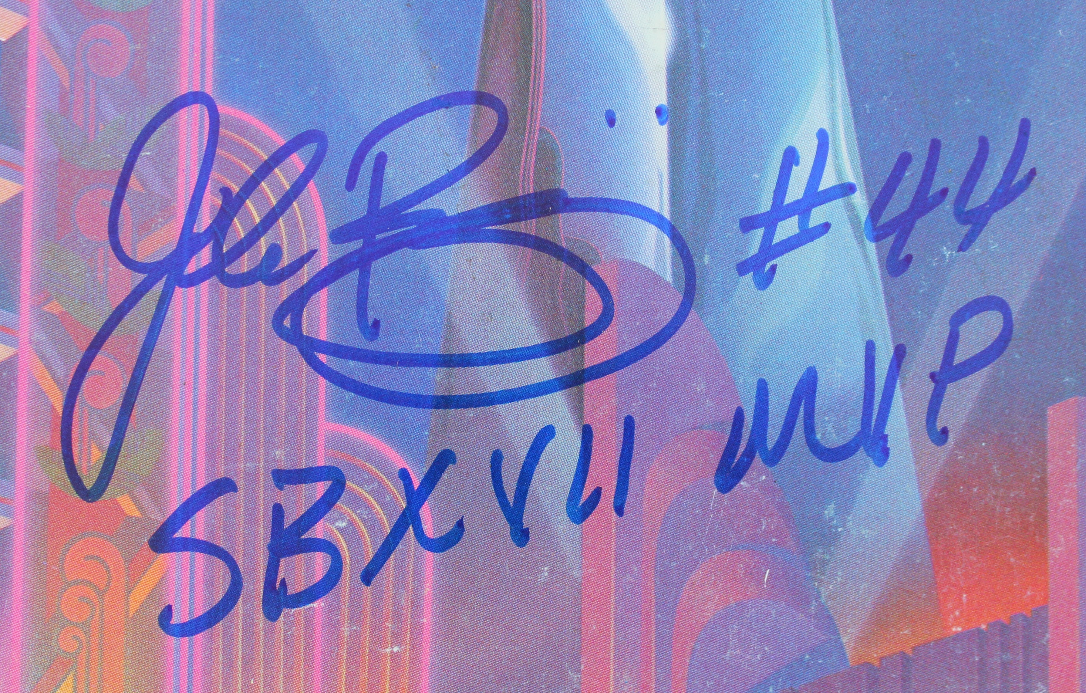 John Riggins "SB XVII MVP" Authentic Signed SB XVII Program BAS Witness #W099024