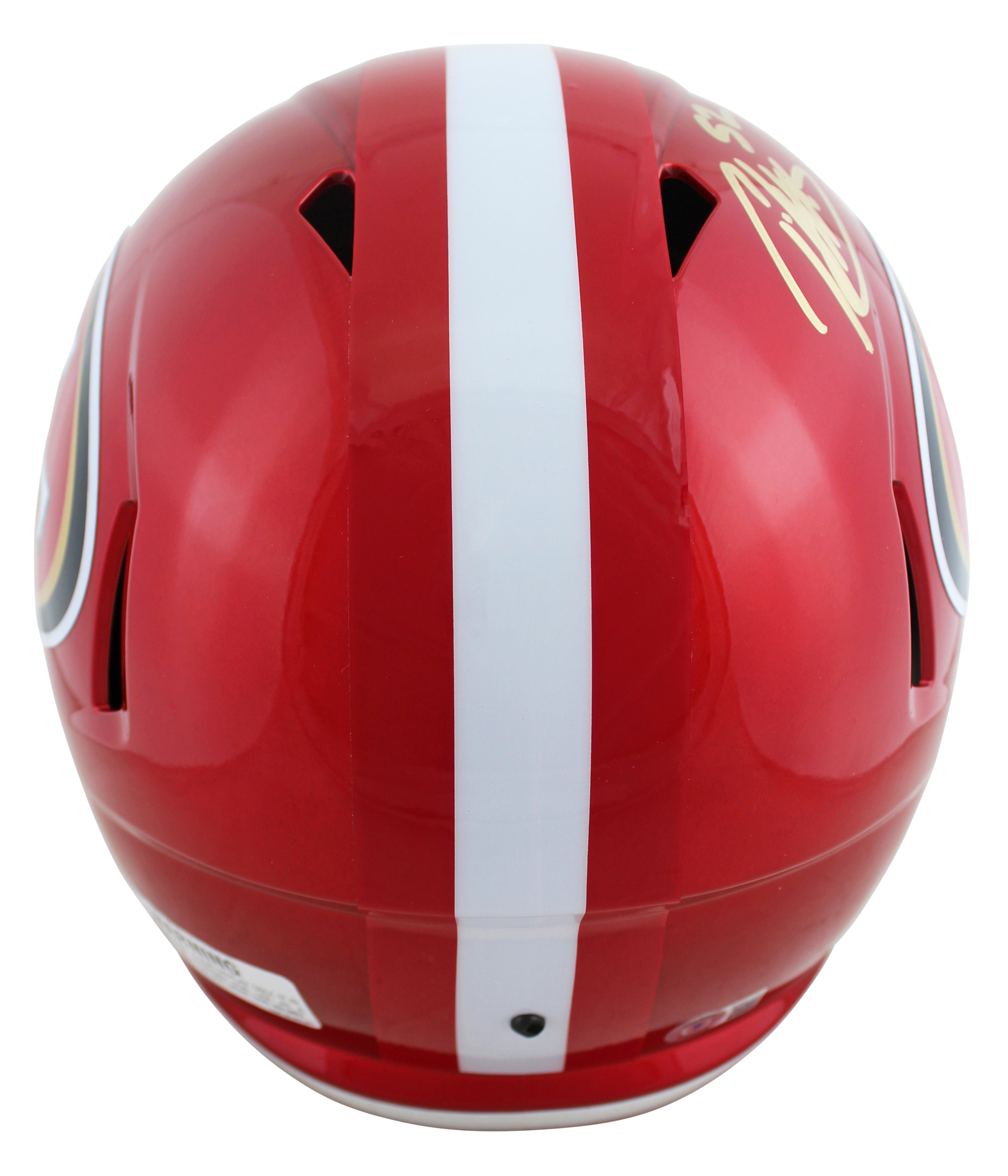 49ers Patrick Willis Authentic Signed Flash Full Size Speed Rep Helmet BAS Wit