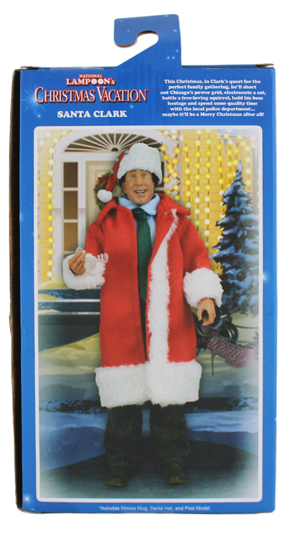 Chevy Chase Christmas Vacation Authentic Signed NECA Santa Clark Figure BAS Wit