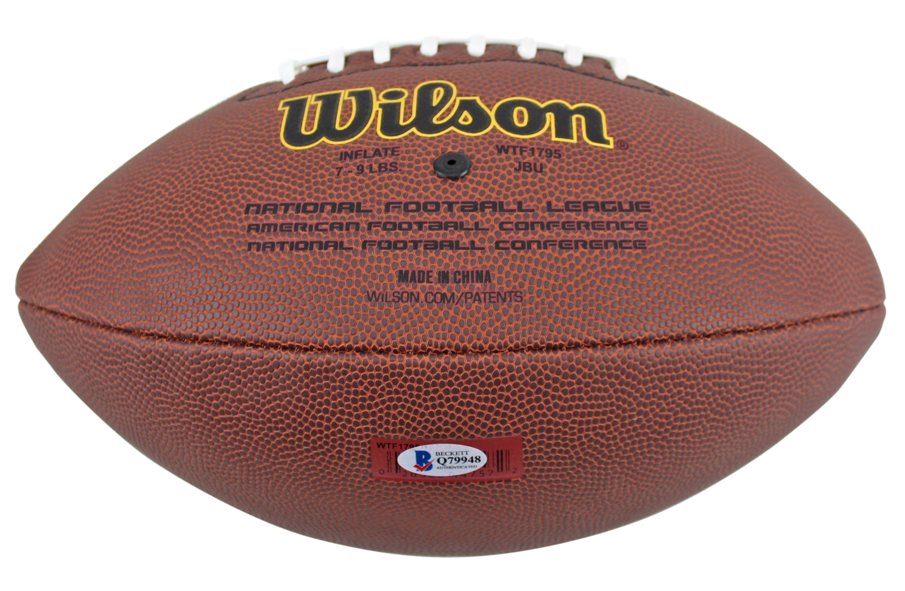 Broncos Courtland Sutton Signed Wilson Super Grip Nfl Football BAS or JSA
