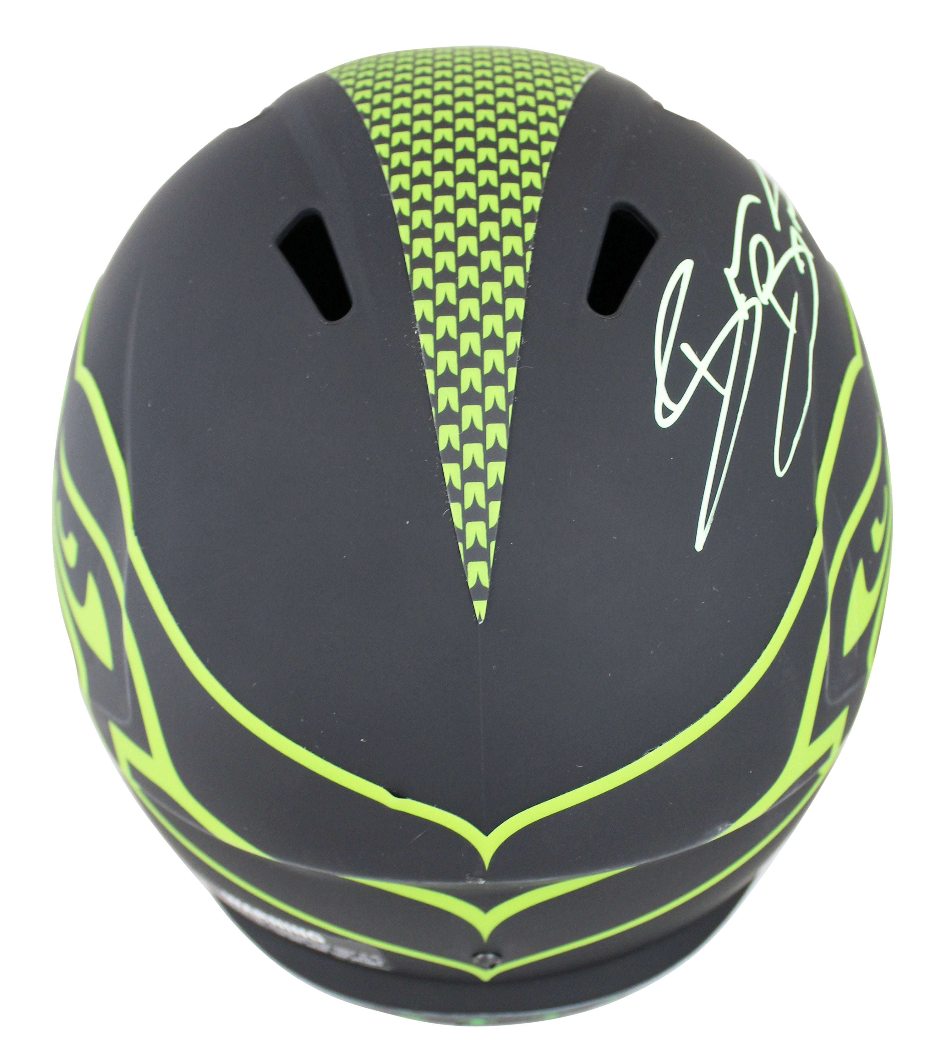 Seahawks Brian Bosworth "The Boz" Signed Eclipse Full Size Speed Rep Helmet BAS