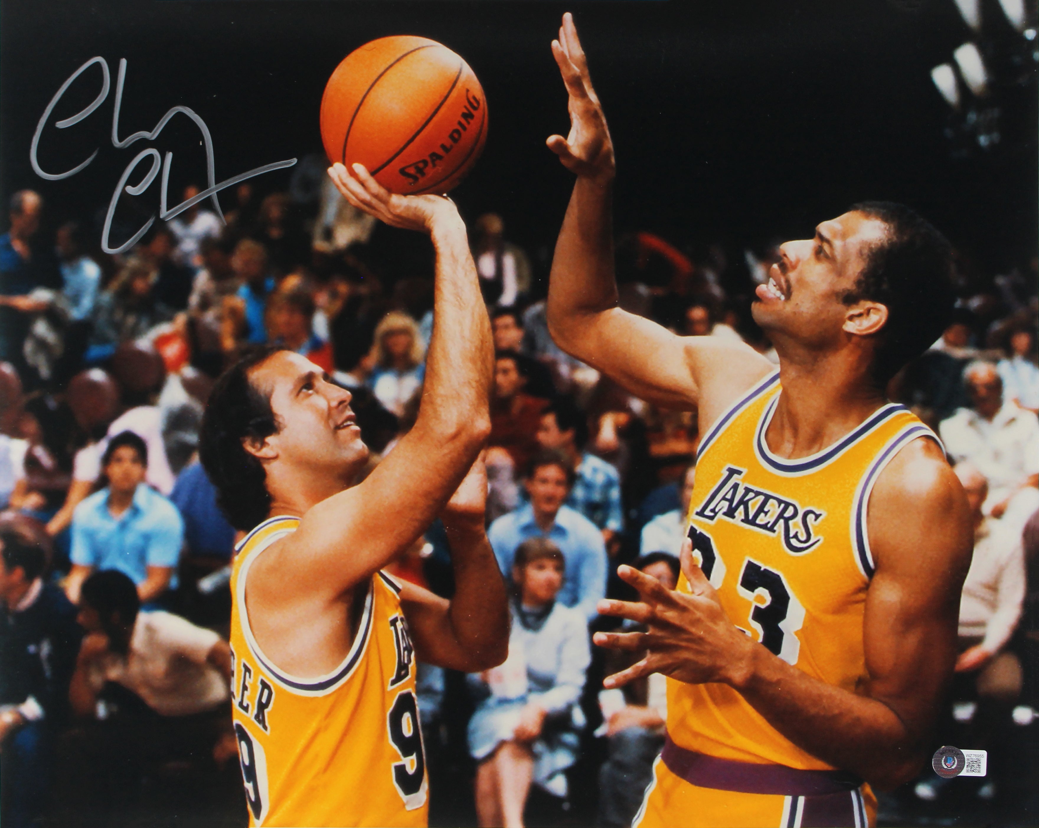 Chevy Chase Fletch Authentic Signed 16x20 Horizontal Photo w/Kareem BAS Witness