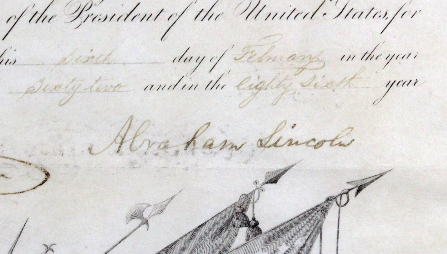 Abraham Lincoln Signed & Framed 14.5x19.5 1862 Military Appointment JSA #Z86098