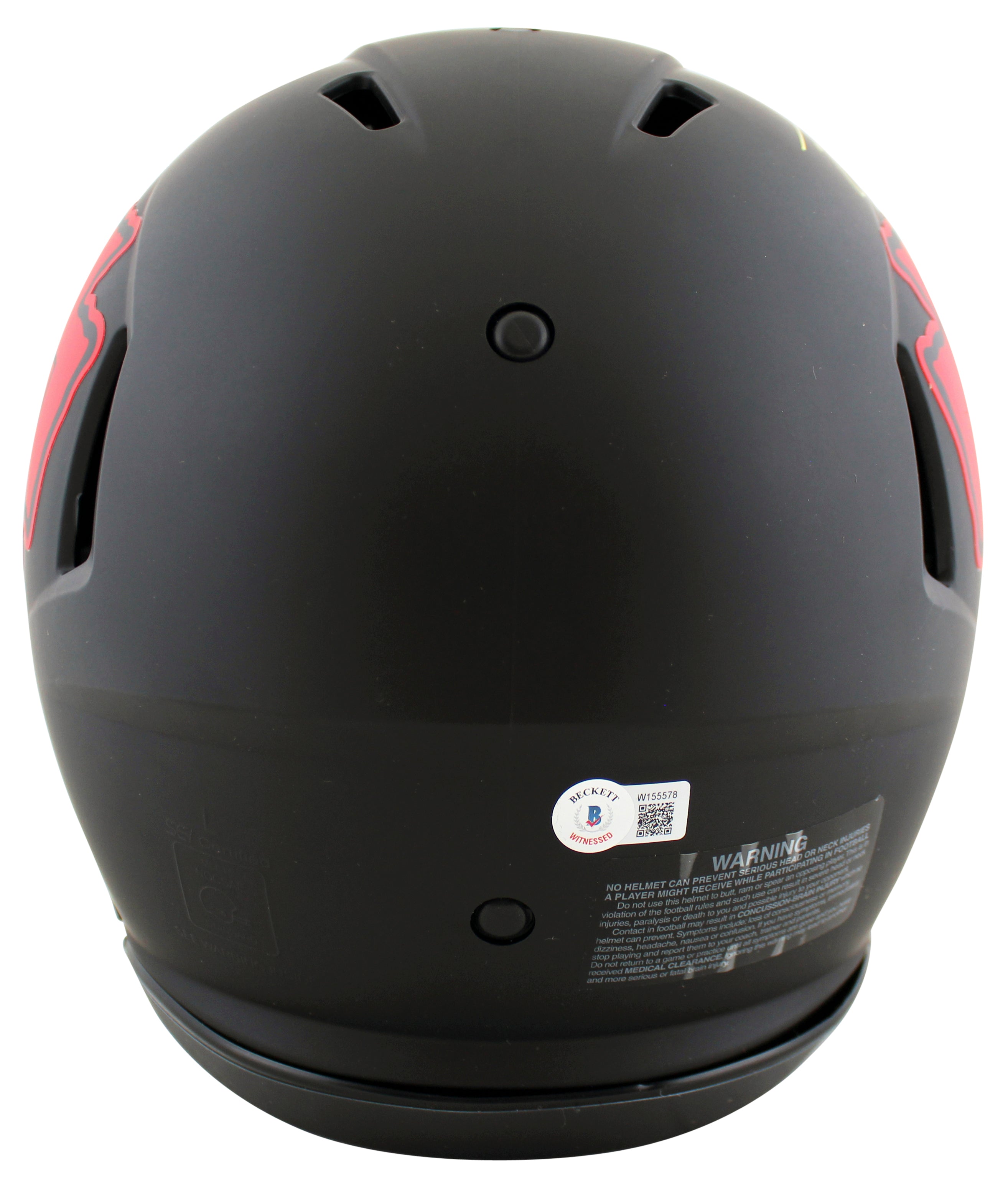 Chiefs Travis Kelce Signed Eclipse Full Size Speed Proline Helmet BAS Witnessed
