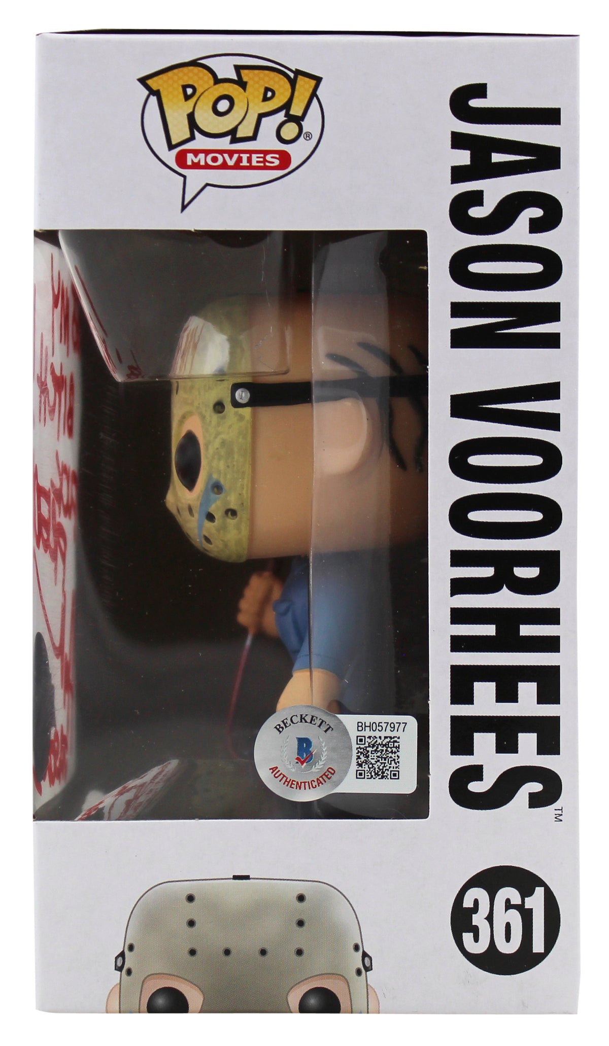 Ari Lehman "He's My B****!" Signed #361 Funko Pop Vinyl Figure BAS Witnessed