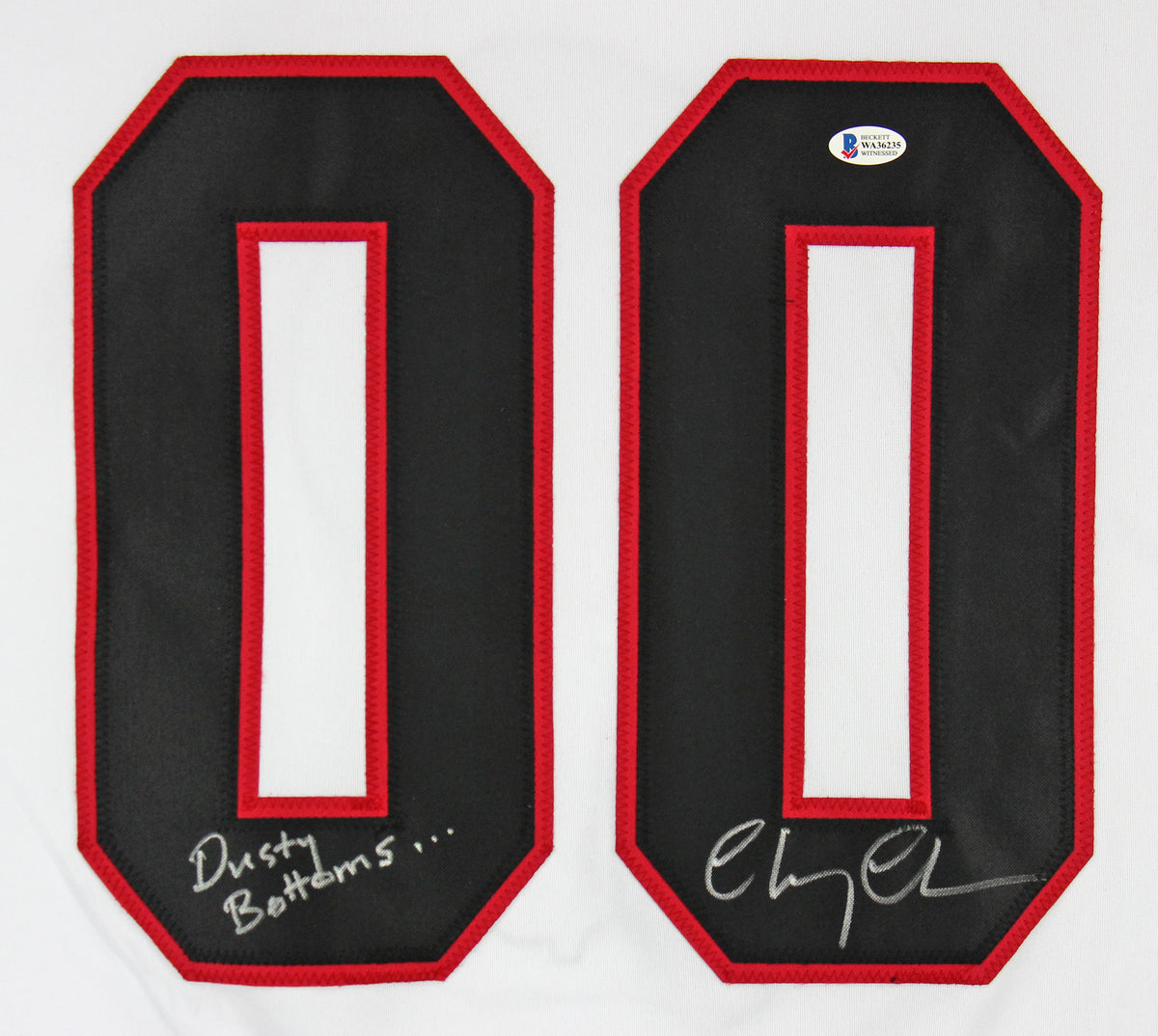 Chevy Chase Christmas Vacation "Dusty Bottoms..." Signed Jersey BAS #WA36235