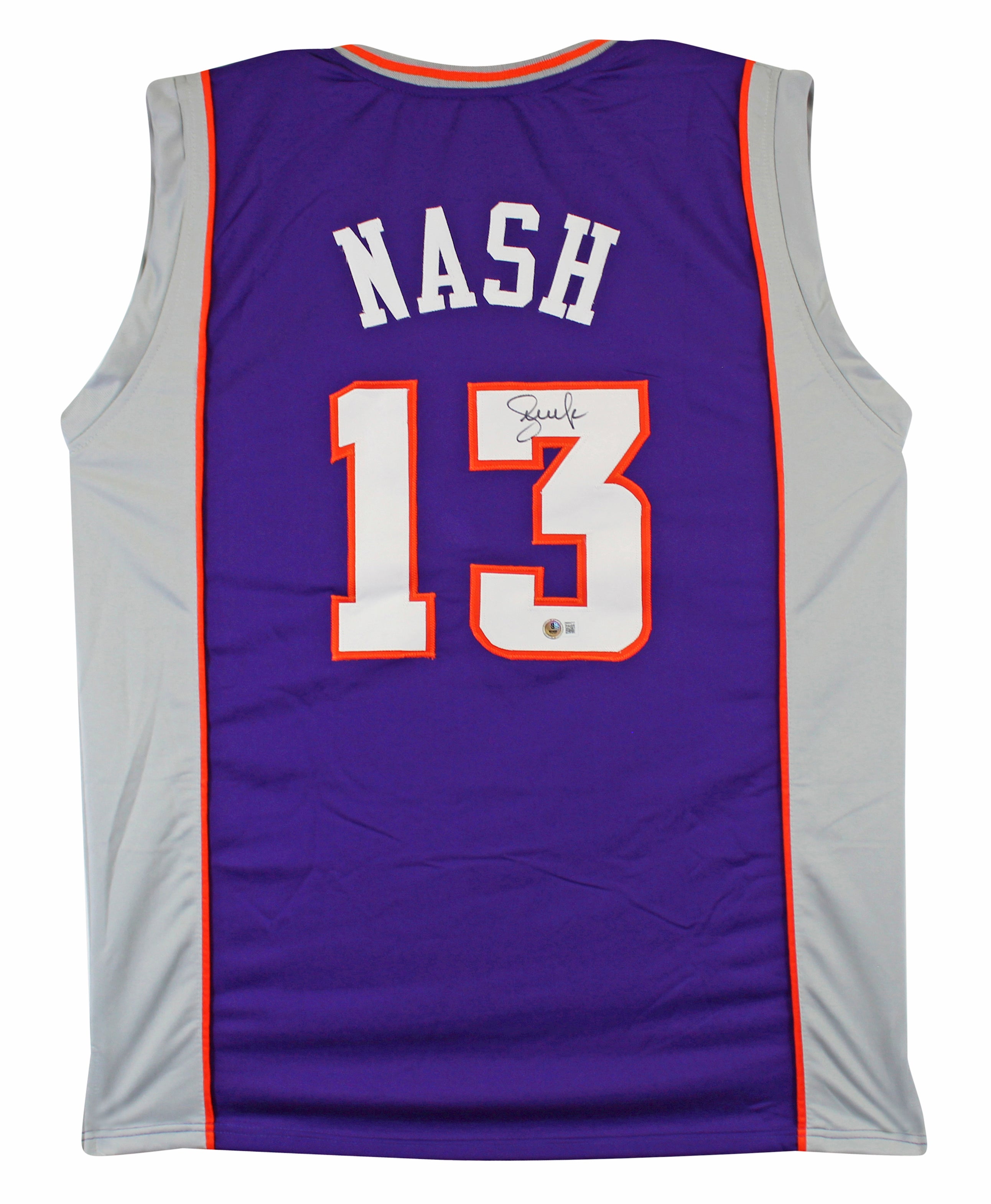 ** HOLIDAY DOORBUSTER ** Steve Nash Authentic Signed Purple Pro Style Jersey Autographed BAS Witnessed