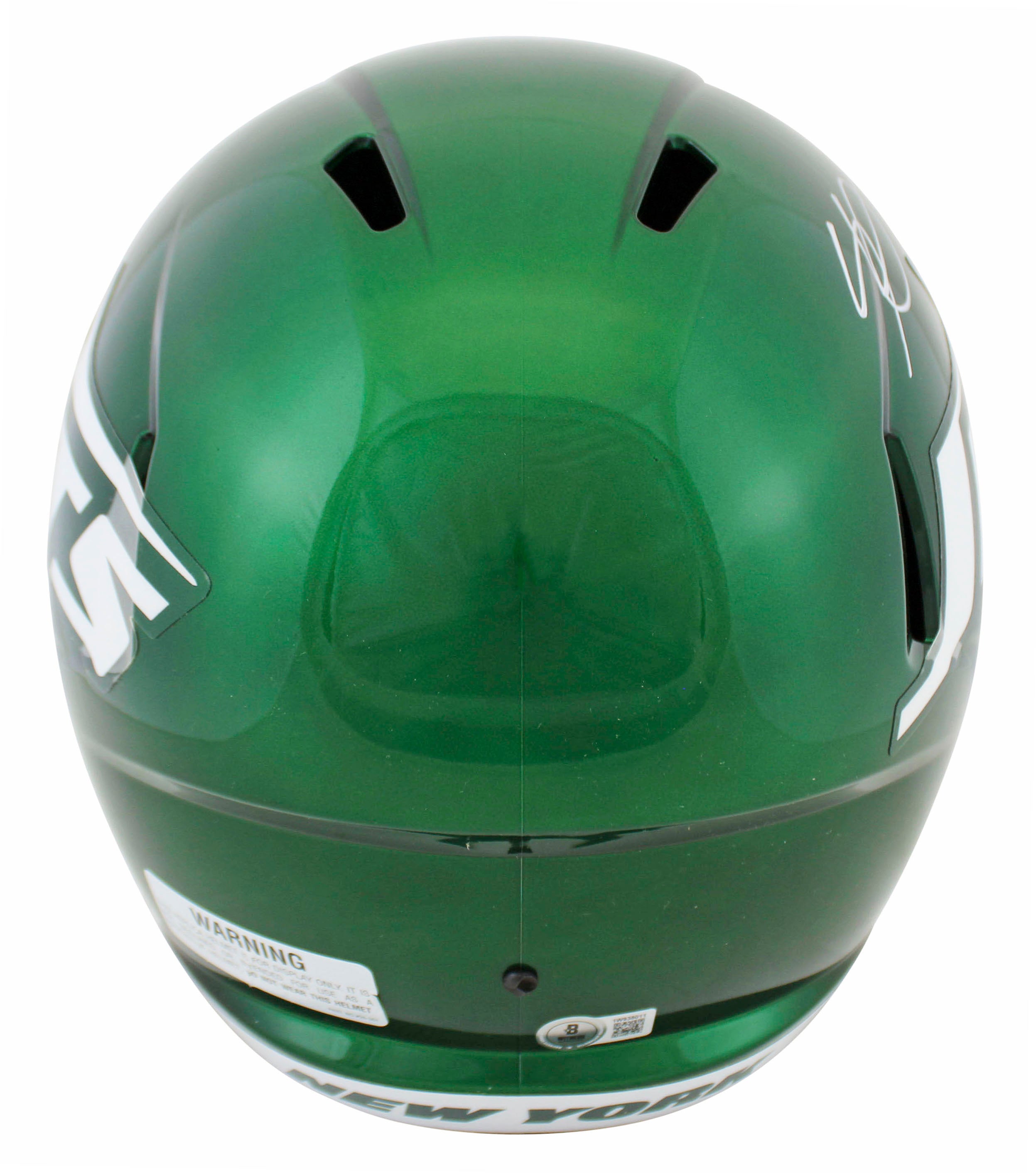 Jets Ahmad "Sauce" Gardner Signed Full Size Speed Rep Helmet BAS Witnessed