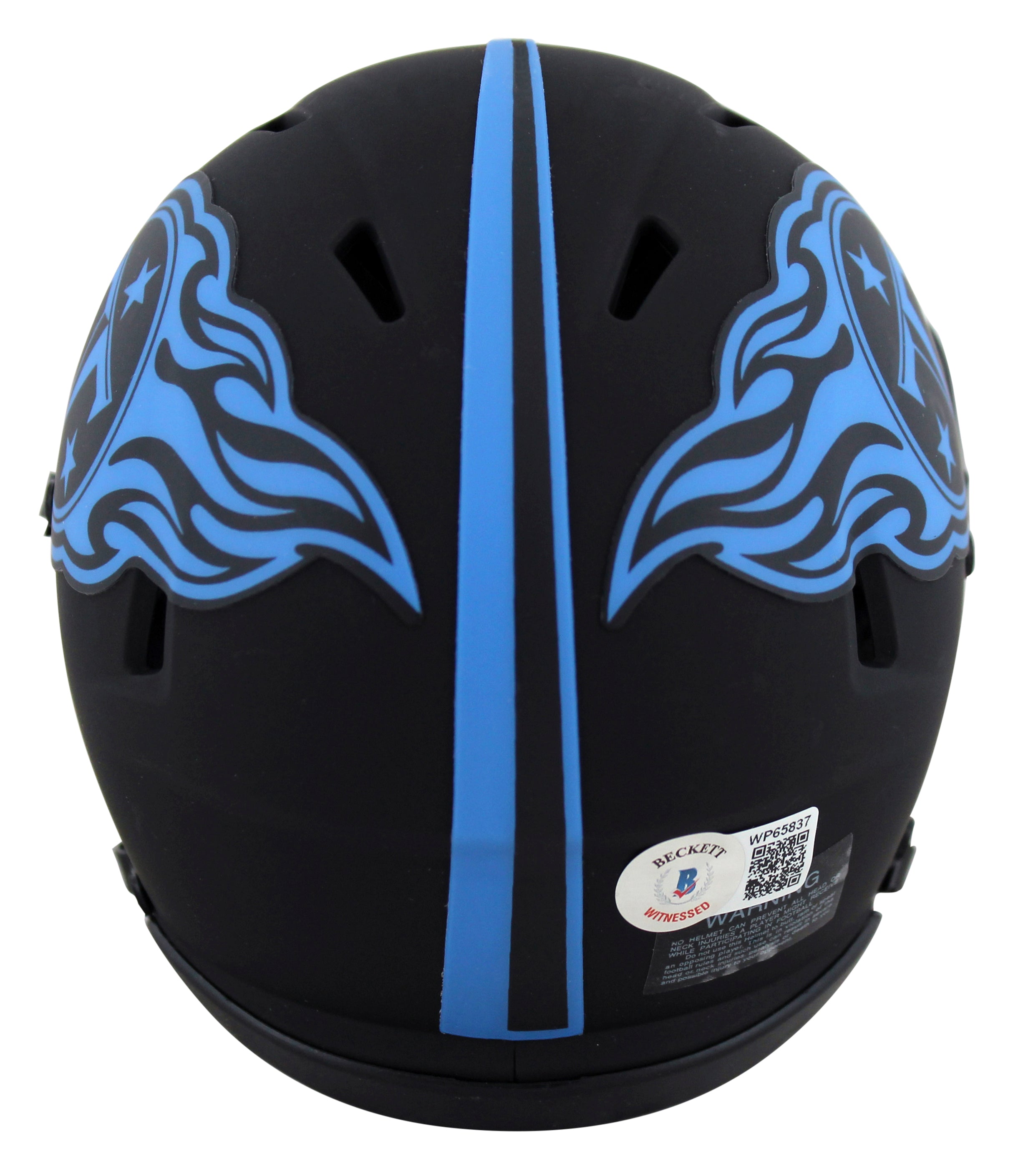 Titans A.J. Brown Authentic Signed Eclipse Speed Mini Helmet BAS Witnessed