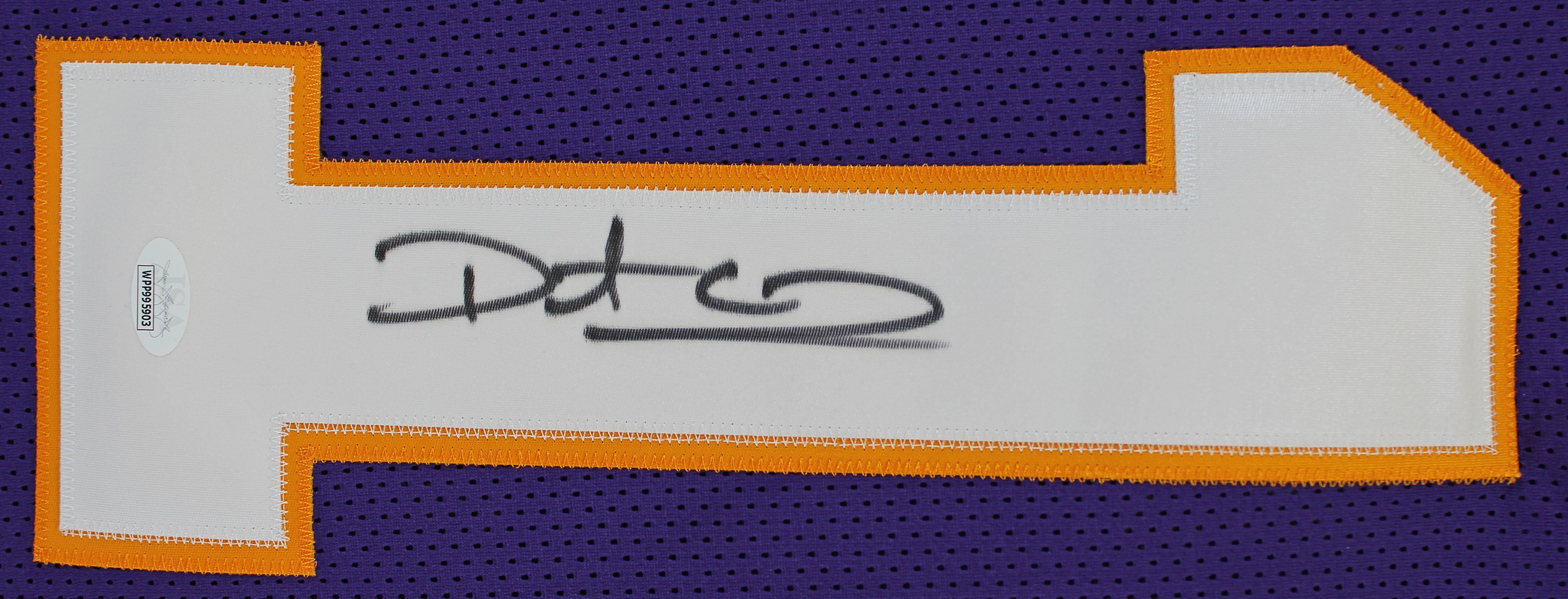 Daunte Culpepper Authentic Signed Purple Pro Style Jersey Autographed JSA Wit